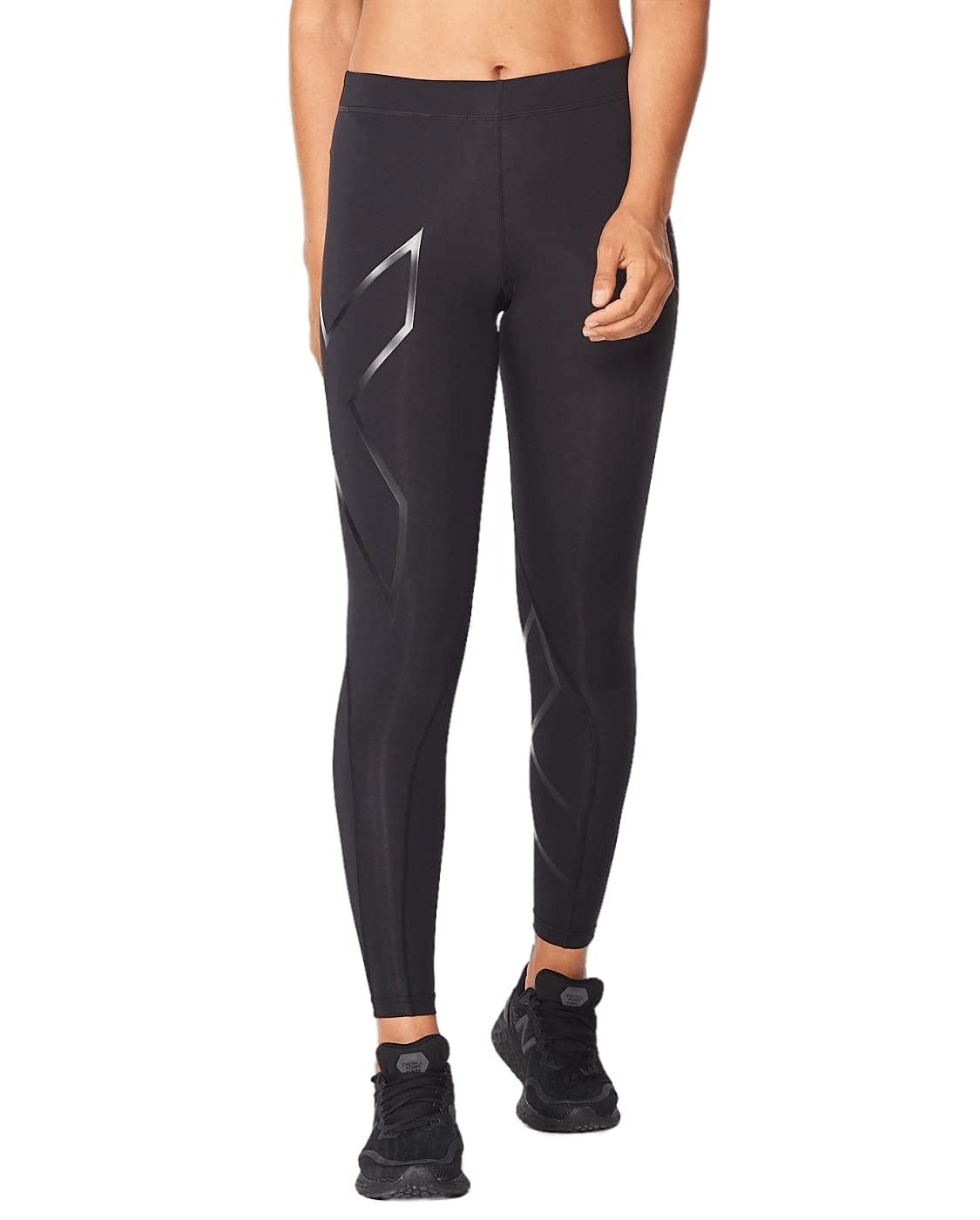 2XU Core Compression Tights for Women - High Performance Workout Leggings for Running, Yoga & Gym Training