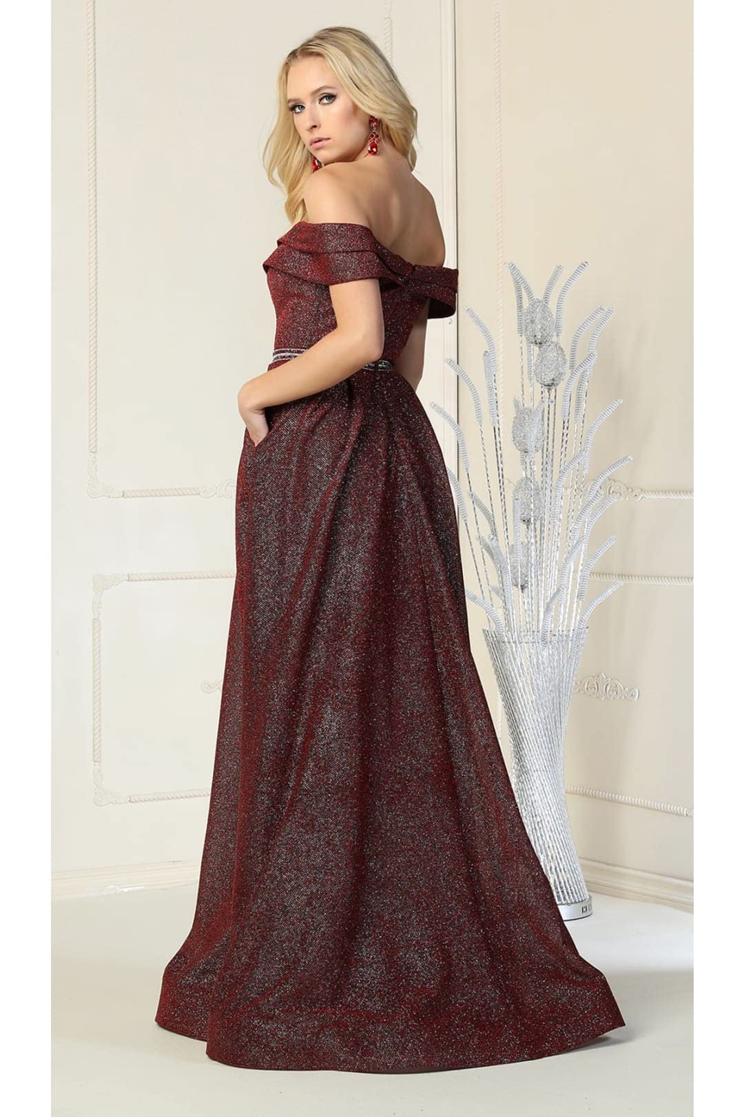 Elegant Red Carpet Glitter Formal Dress for Women - Sparkling Evening Gown for Prom, Gala, Wedding & Special Occasions