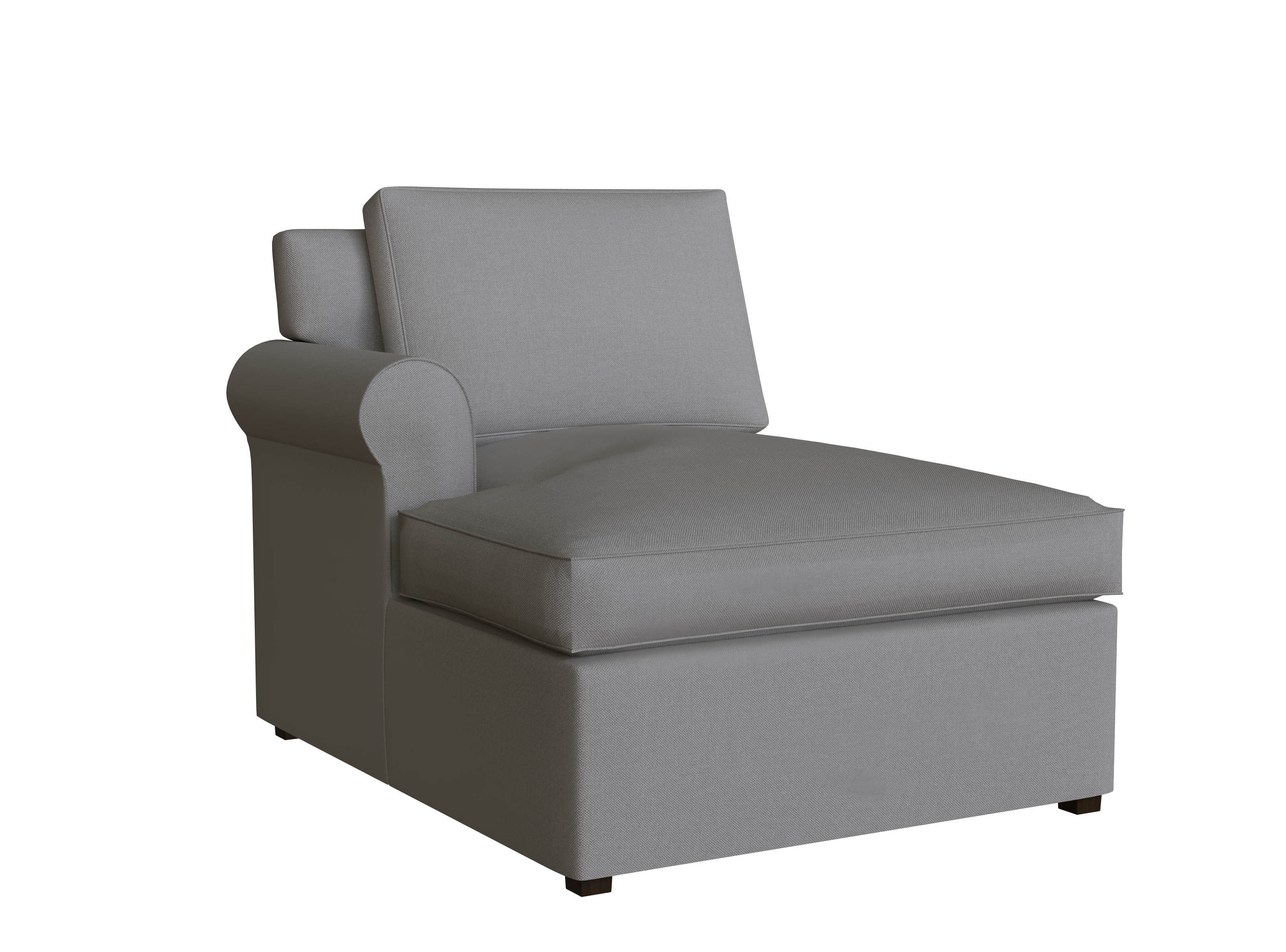 PB Cameron Roll Arm Left Arm Chaise Cover - Slipcover for Sectional Sofa Components | Perfect for Living Room, Family Room & Home Decor