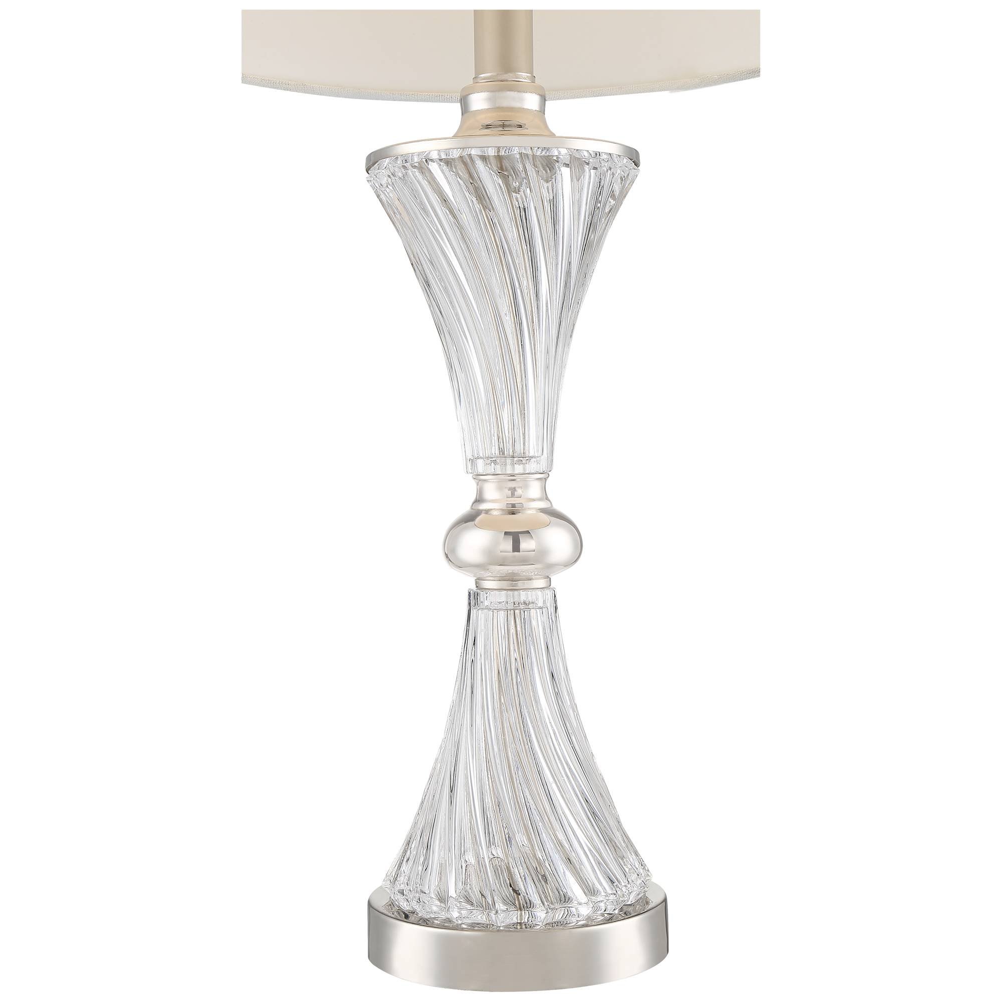 Regency Hill Luca Modern Table Lamps Set of 2 - 25.5