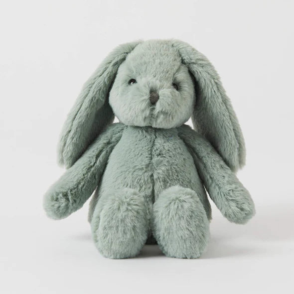 Jiggle & Giggle Green Bunny Small - Cute Vibrating Plush Toy for Kids & Babies - Perfect for Easter Gifts, Birthday Presents and Sensory Play