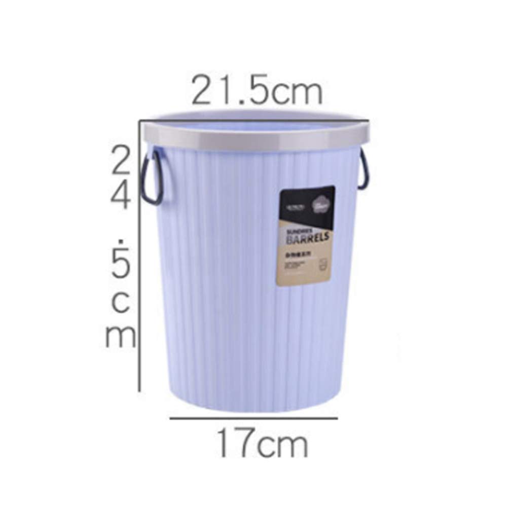1pc Purple Steel Wool Trash Bin - Unscented Kitchen & Office Waste Basket for Garbage, Paper, Gelatin Art - Simple & Durable for Home, Office, or Studio Use
