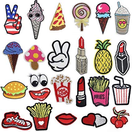 75-Pack Iron On Patches for Clothes - DIY Embroidered Sew On Patches for Jeans, Jackets, Backpacks - Assorted Designs for Customization & Repair - Perfect for DIY Crafts, Fashion Upcycling & Gifts