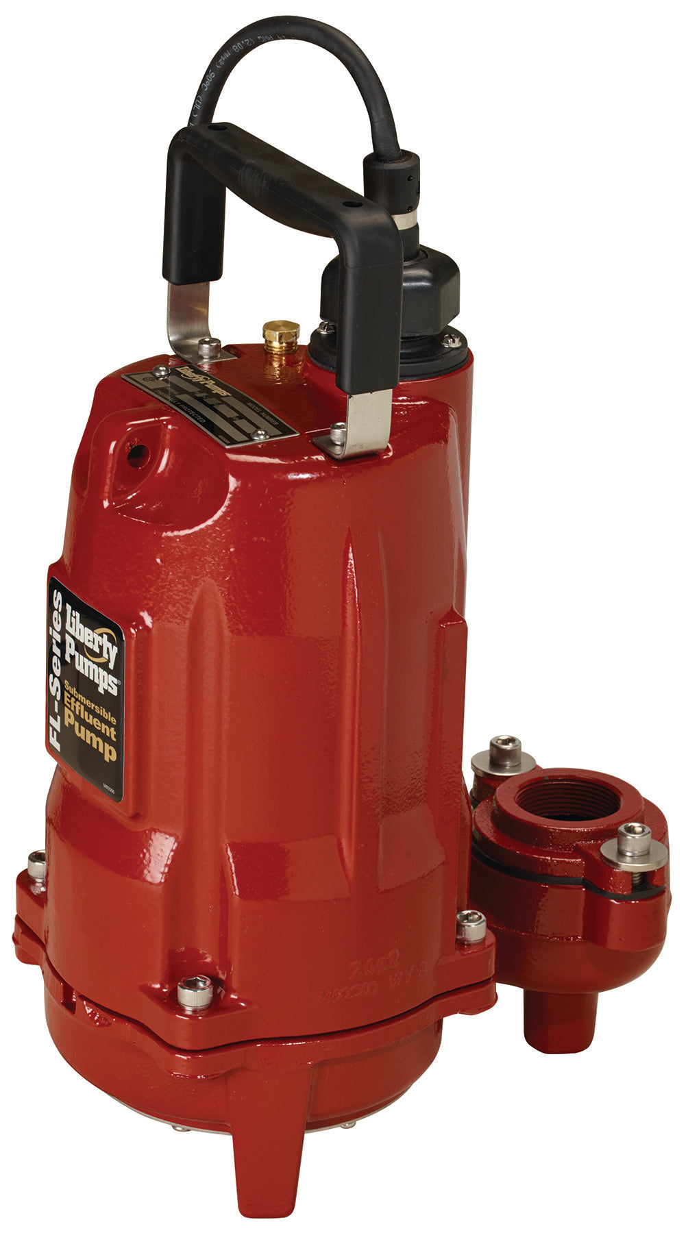 Liberty Pumps FL62M 2 - 6/10 HP 1 Phase 208-230V Mid Range Effluent Pump with 25' Cord - Manual Control - Ideal for Basement, Sump Pit, and Wastewater Applications
