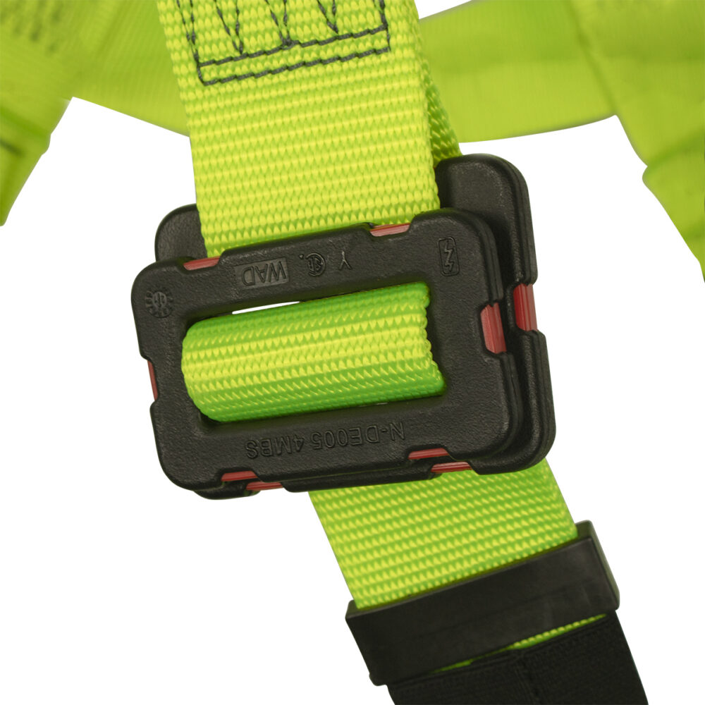 Arc Flash Full Body Harness with Soft Dorsal & Sternal Loop - DE MB Torso & DE QC Legs for Electrical Safety Work - Ideal for Industrial Maintenance & Utility Line Workers
