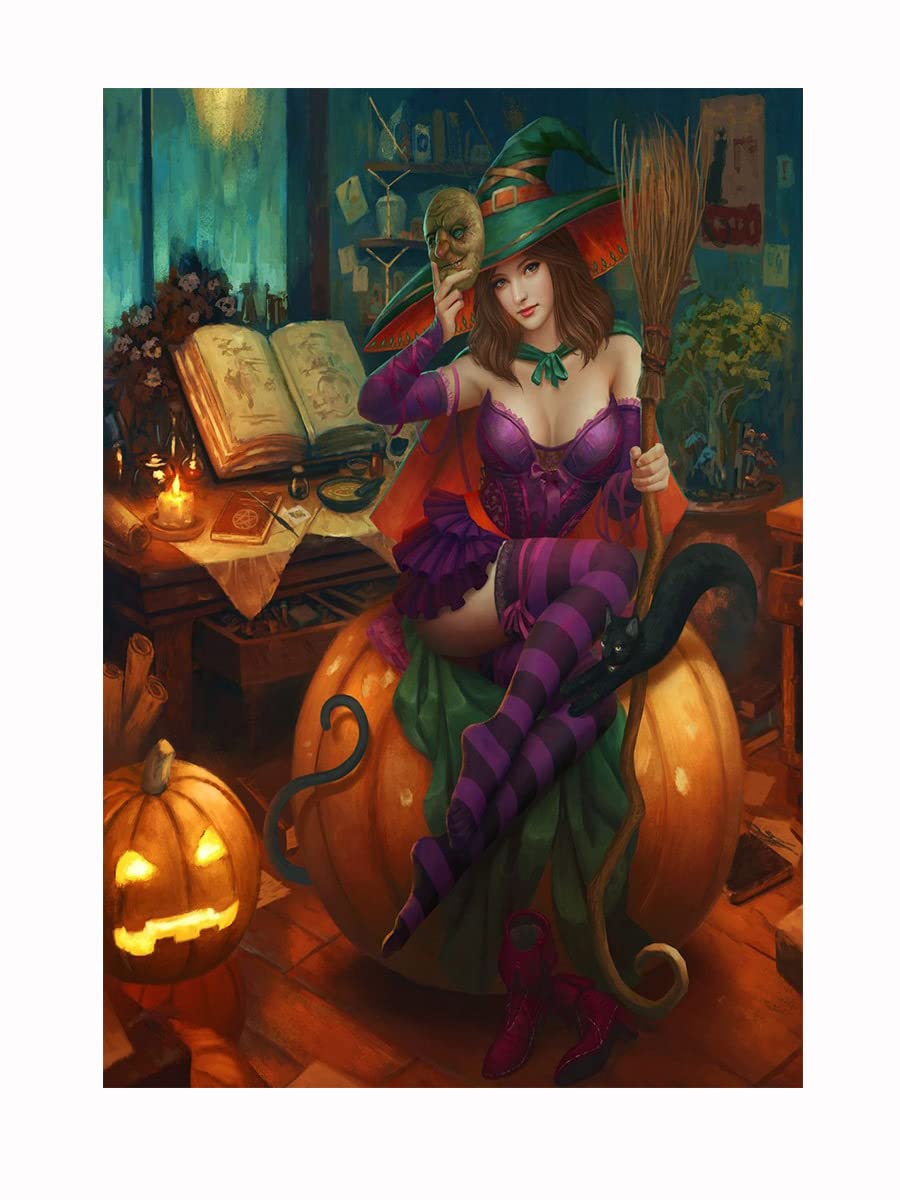 1000-Piece Fairy Tale Magic Witch Puzzle - Wooden Educational Toy for Kids & Adults, Parent-Child Game, School Supplies & Home Decor | Perfect for Family Bonding, Classroom Learning & Stress Relief