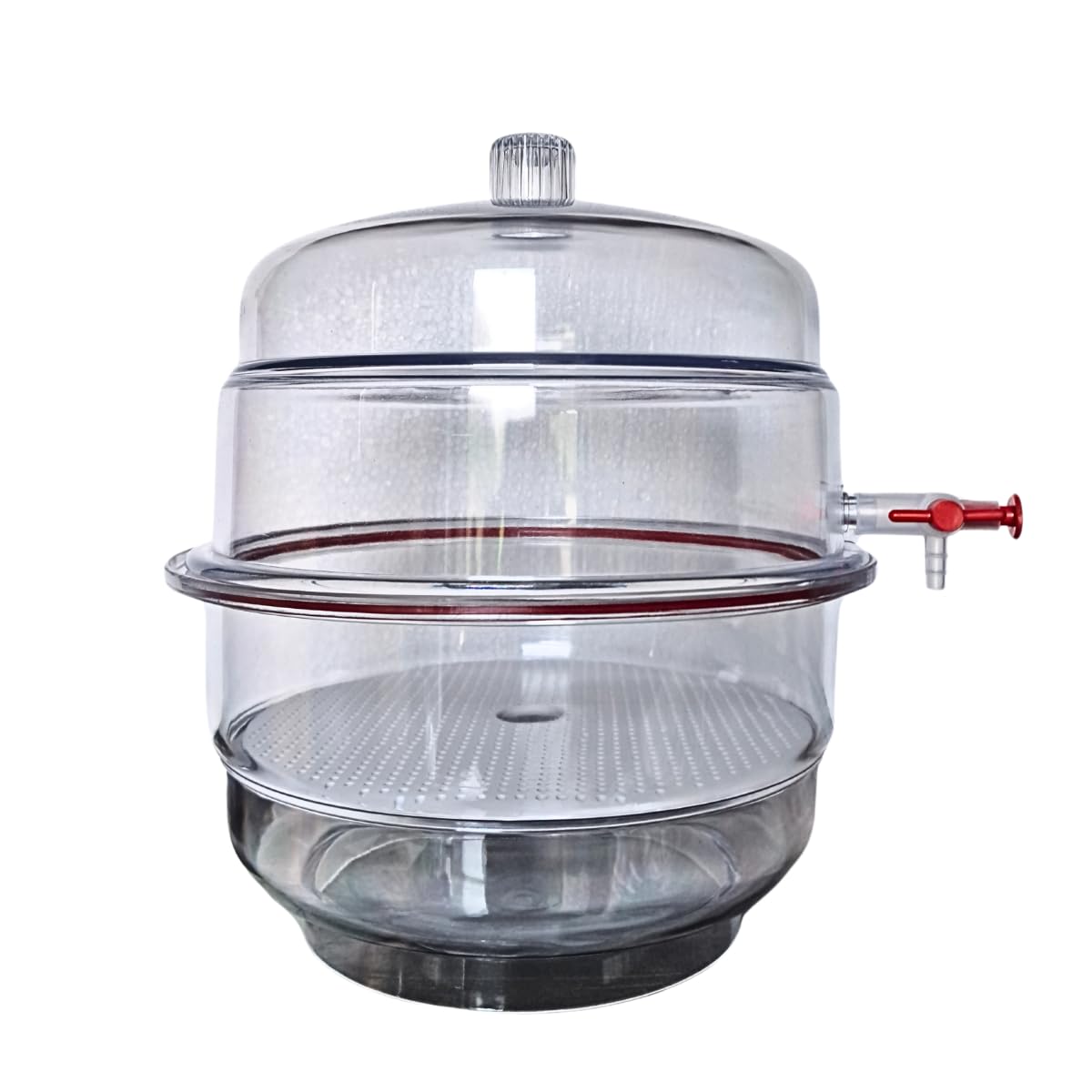 Polylab Clear PC Desiccator 200mm - Lab Moisture Control