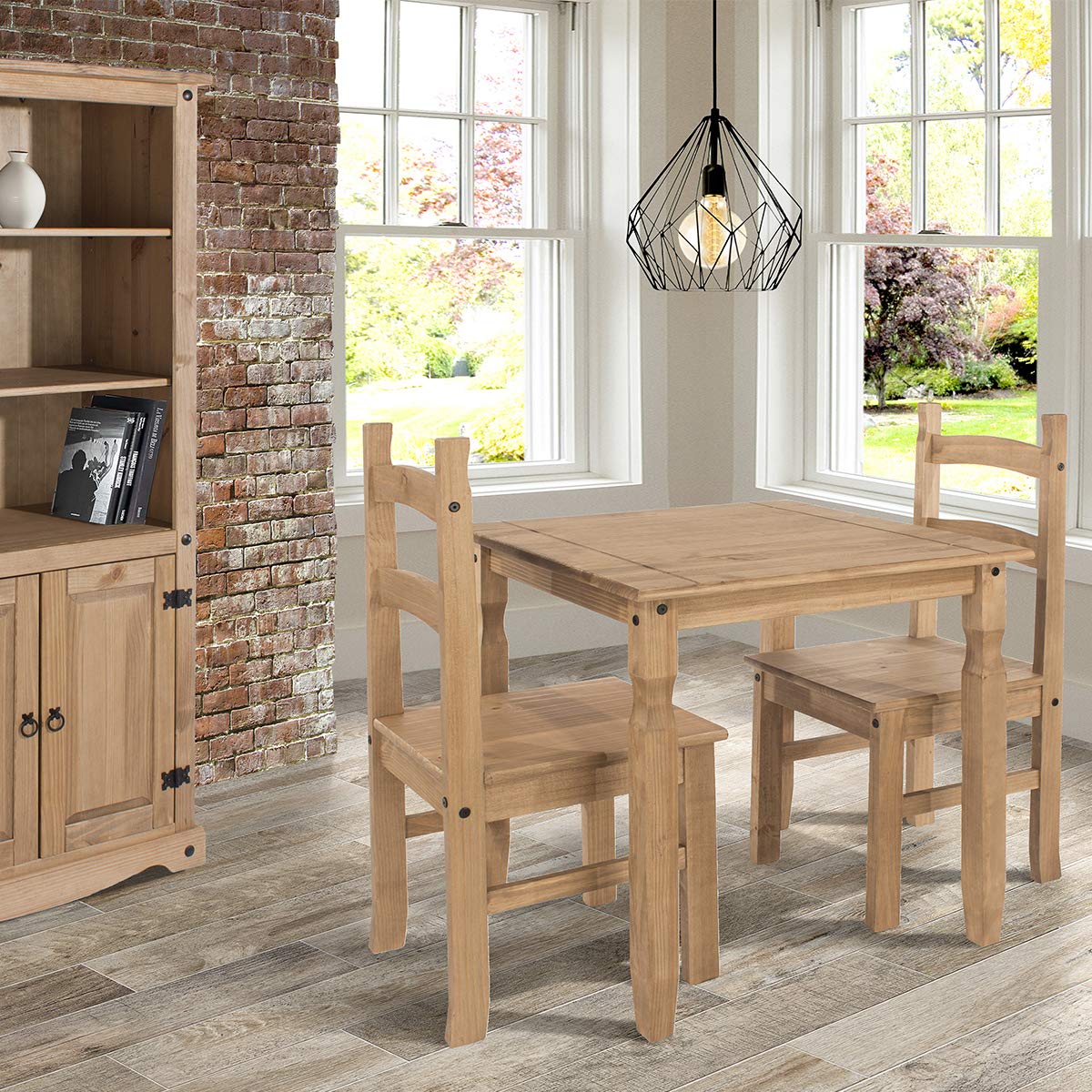 Solid Wood Dining Table - Small Kitchen Table for 2-4 People - Corona Wood Dining Table 29.53