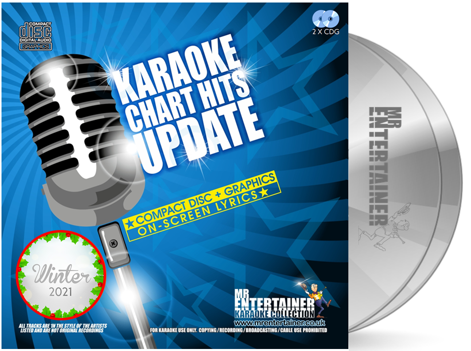 Mr Entertainer Karaoke Chart Hits Winter 2021 - Latest Pop Songs for Home Parties & Family Gatherings