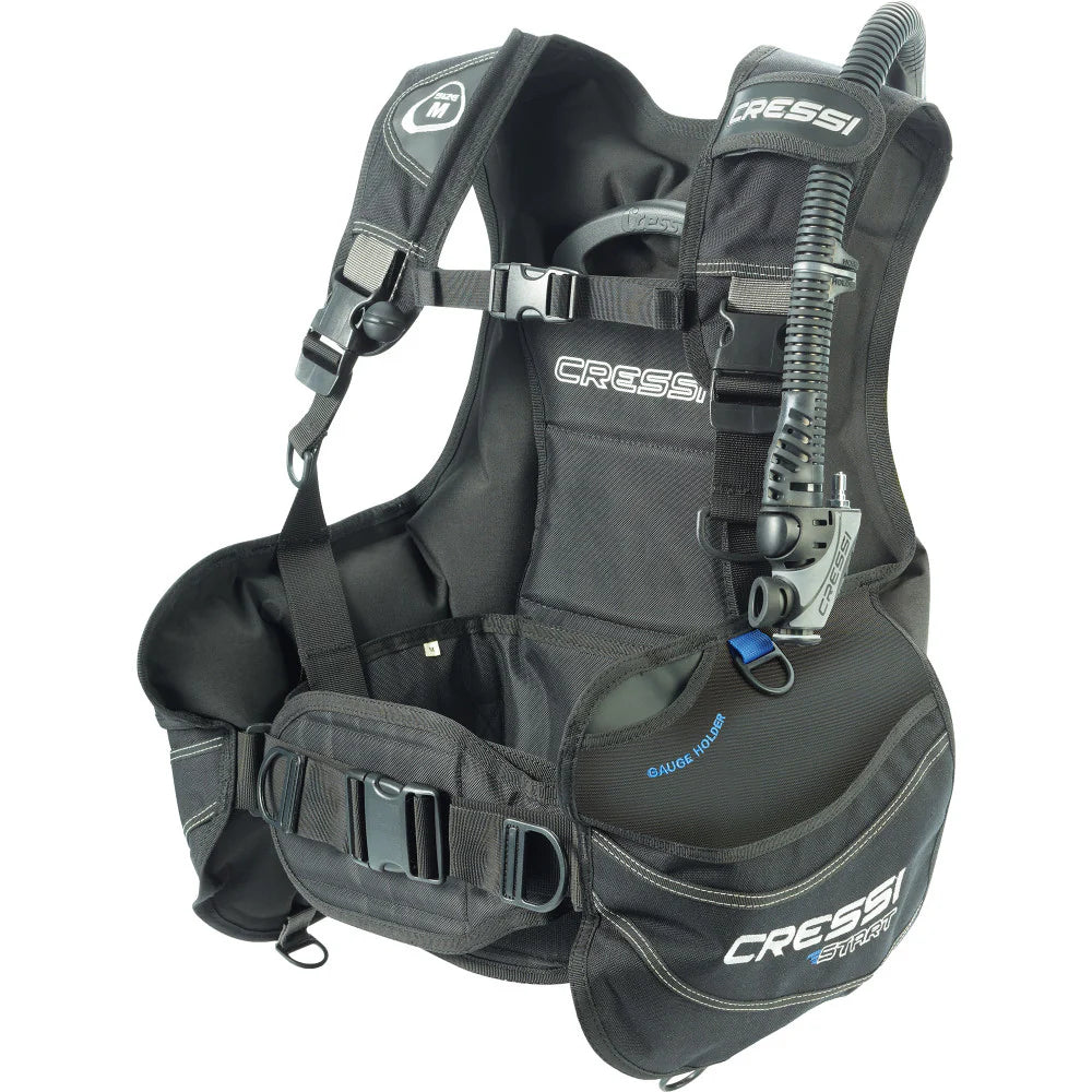 Cressi Start Snorkeling Set - Premium Snorkel Mask & Fins for Adults & Kids - Perfect for Swimming, Diving & Beach Vacations