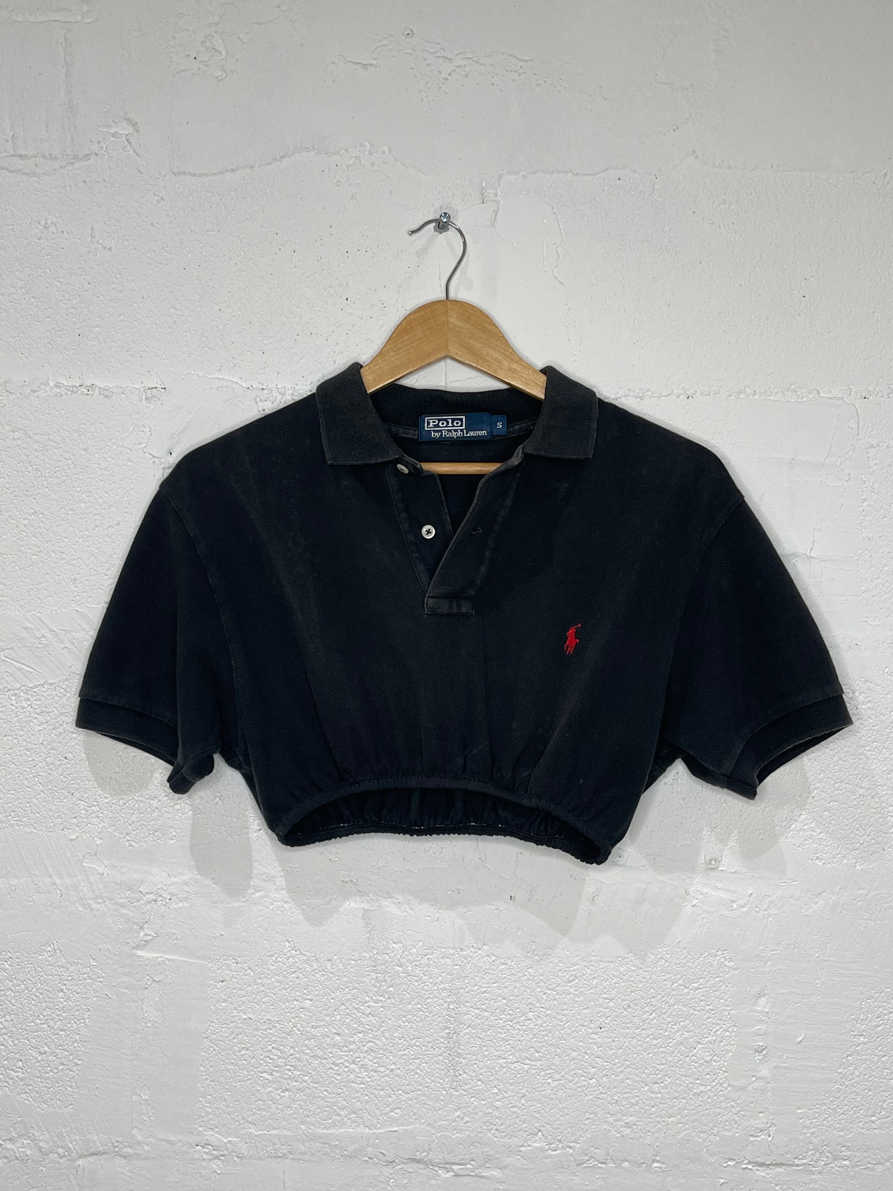 Polo Ralph Lauren Women's Short Sleeve Crop Top | Casual Summer T-Shirt for Women | Perfect for Beach, Vacation & Everyday Wear