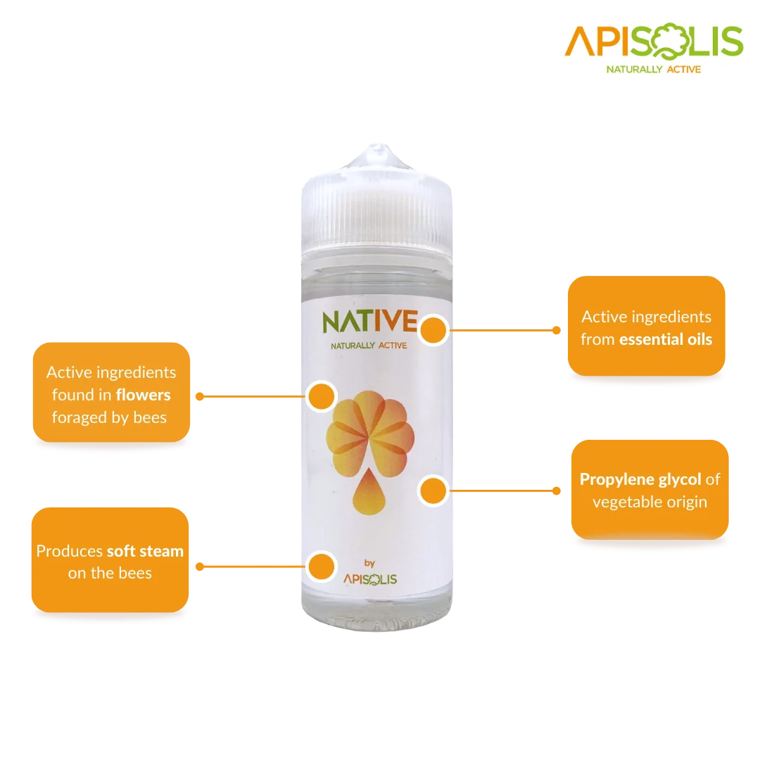 Apisolis Native Polaris Vaporizer Fluid - 120ml | Premium Vape Juice for Relaxation & Stress Relief | Perfect for Home, Travel & Social Use