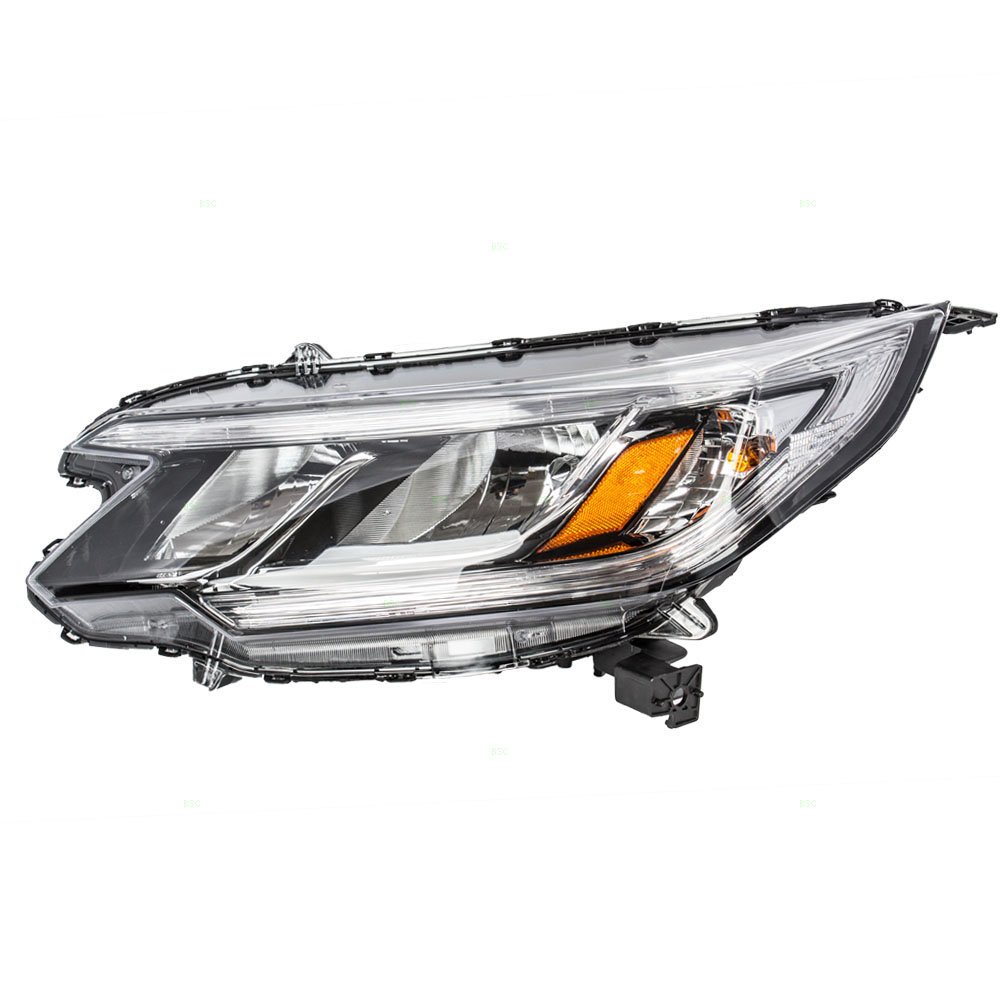 Brock Replacement Halogen Headlights Pair - Compatible with Honda CR-V 33150-T1W-A11 & 33100-T1W-A11 - High Performance Headlamps for Night Driving & Off-Road Use
