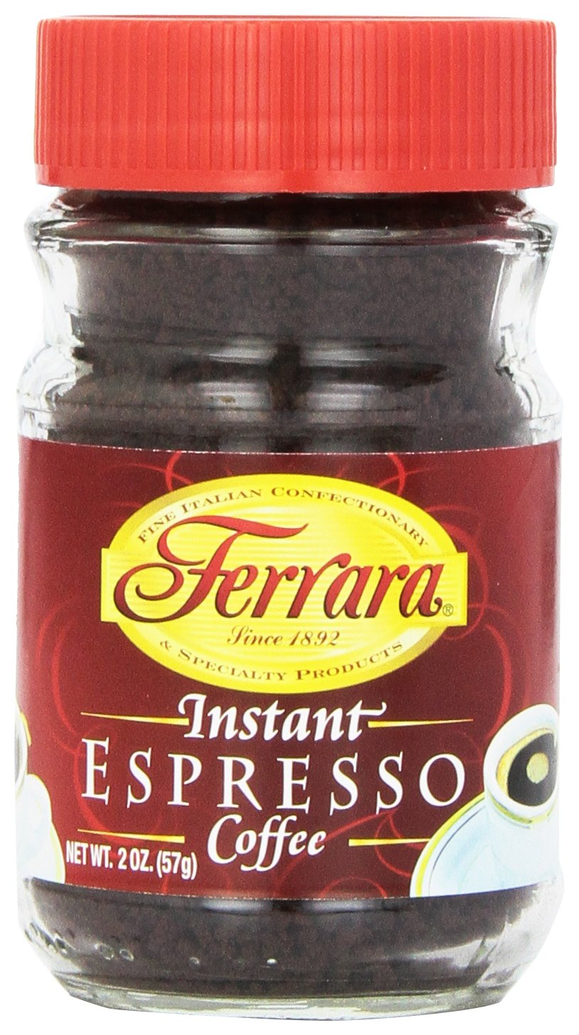 Ferrara Instant Espresso Coffee - 2oz (Pack of 24) | Rich Italian Coffee for Home, Office & Travel | Perfect for Coffee Lovers & On-the-Go Brewing
