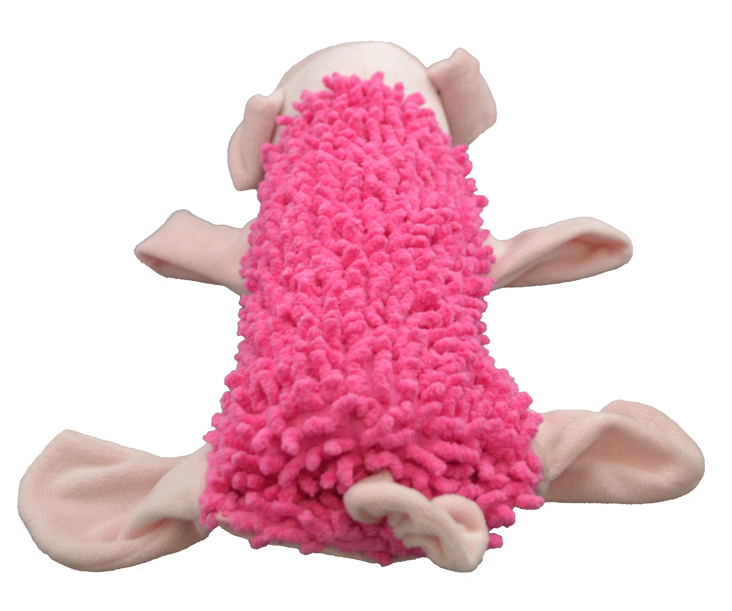Durable Shaggy Pig Squeaky Dog Toy - Chew Resistant Plush Puppy Toy for Small & Medium Dogs - Interactive Play & Training Reward for Pets - Perfect for Indoor & Outdoor Fun
