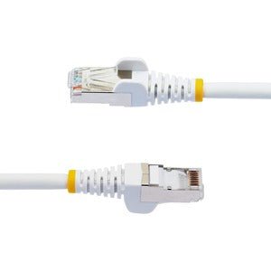 Premium 3m CAT6a Ethernet Cable - White LSZH (Low Smoke Zero Halogen) - 10GbE 500MHz 100W PoE++ - Snagless RJ45 with Strain Relief - S/FTP Shielded Network Patch Cord - Ideal for Home Office, Gaming & Server Rooms