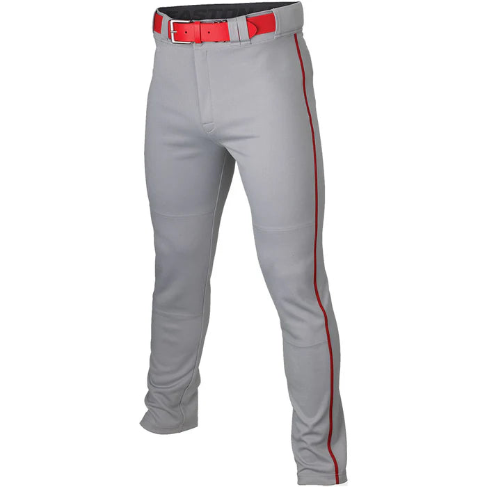 Easton Rival+ Adult Baseball Piped Pants - Breathable & Durable Baseball Uniform Pants for Men - Perfect for Baseball Games, Practice & Training Sessions