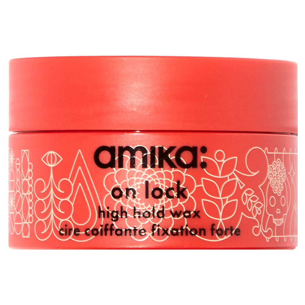 Amika High Hold Hair Styling Wax 1.69 oz - Strong Hold for Men & Women - Perfect for Pompadour, Quiffs & Textured Styles
