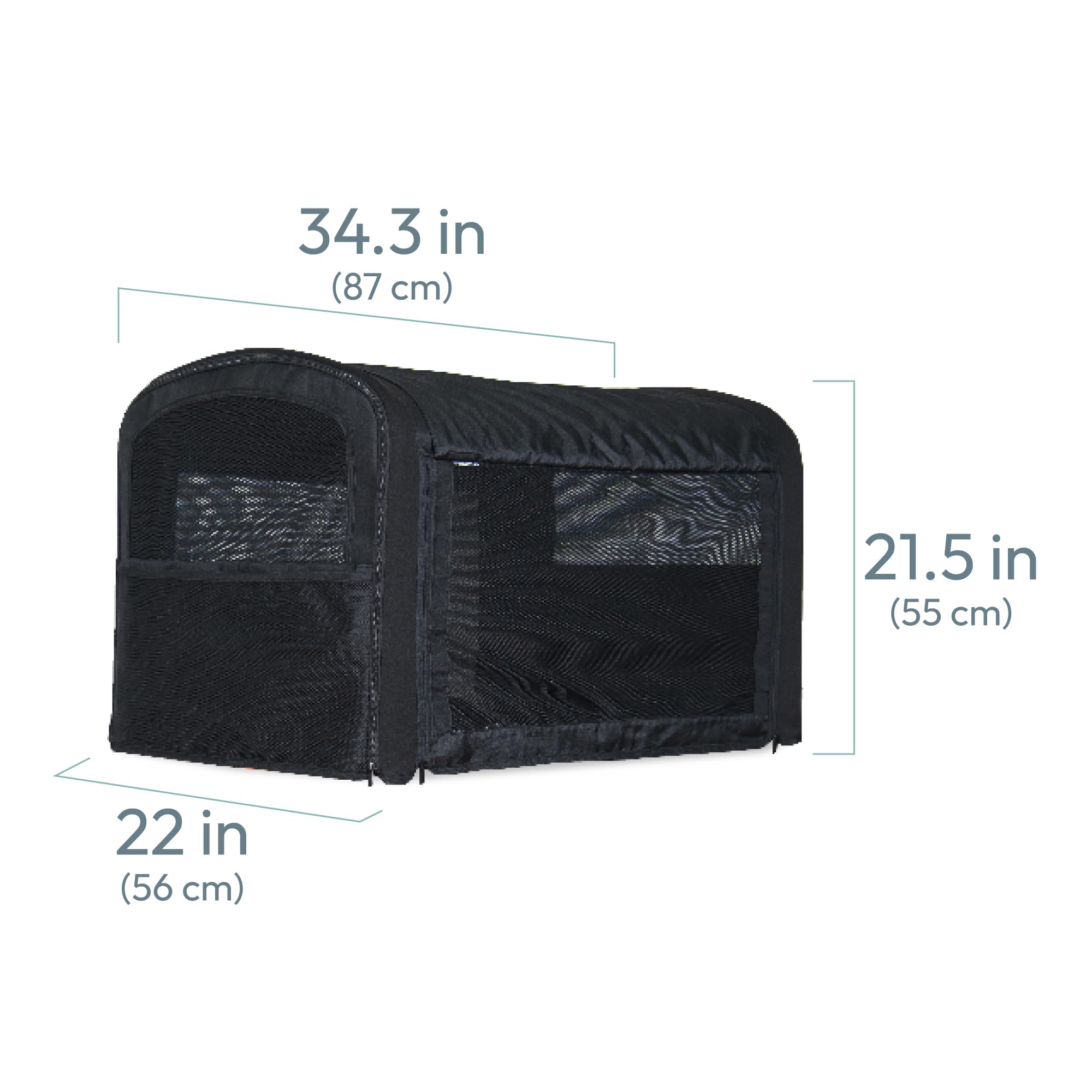 Wonderfold W4 Original Stroller Wagon Canopy - Removable Front & Back Cover, Breathable Mesh Sides, Adjustable Sunshade Panels with Storage Pockets | Perfect for Outdoor Walks, Beach Trips, and Family Outings