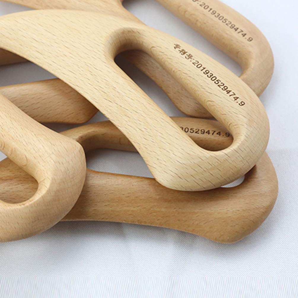 Healifty Wooden Massage Board - Handheld Massage Tool for Muscle Relaxation, Pain Relief & Body Therapy - Perfect for Home, Spa & Physical Therapy Use