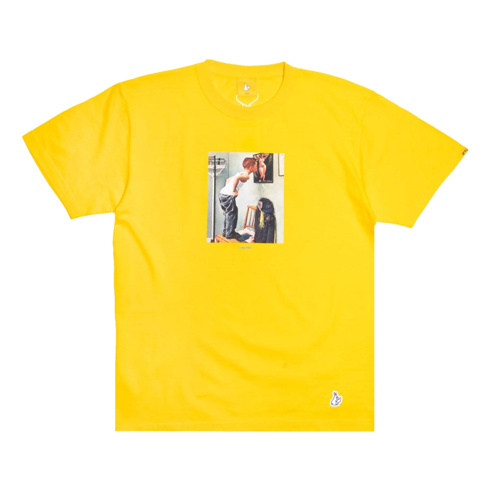 FR2 Kids T-Shirt for Boys & Girls - Soft Cotton Yellow Tee - Fun & Comfortable for Play, School & Everyday Wear