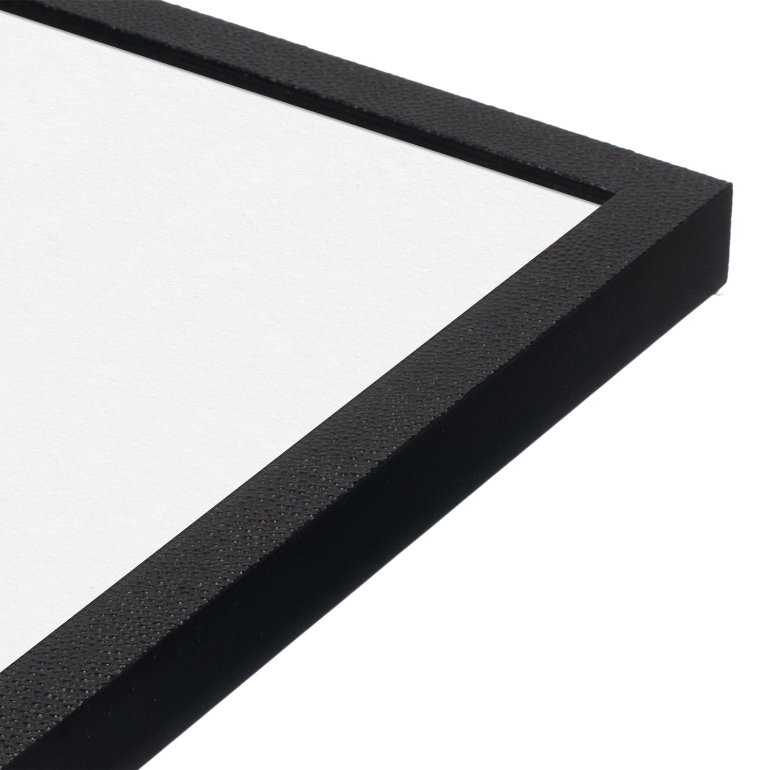 Ash Shagreen Narrow Width Wall Frame Set of 6 - Elegant Photo Display for Living Room, Bedroom & Office Decor