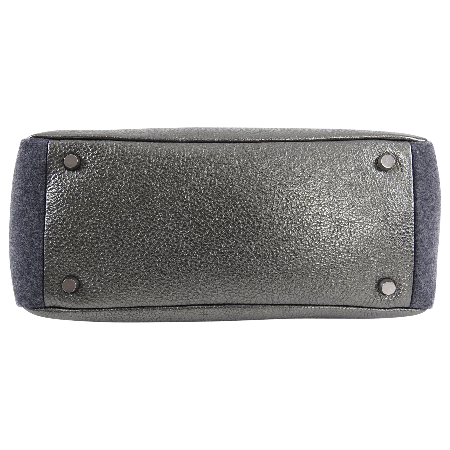 Brunello Cucinelli Grey Monili Bead Trim Small Tote Crossbody Bag - Stylish & Versatile for Work, Travel & Everyday Use