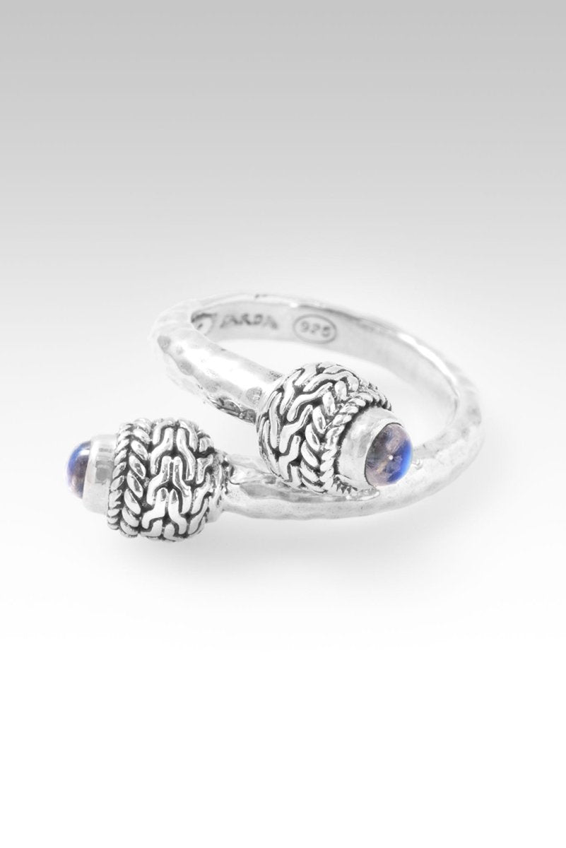 Blessings Galore Ring™ - Genuine Rainbow Moonstone Sterling Silver Jewelry for Women | Perfect for Weddings, Gifts & Spiritual Healing
