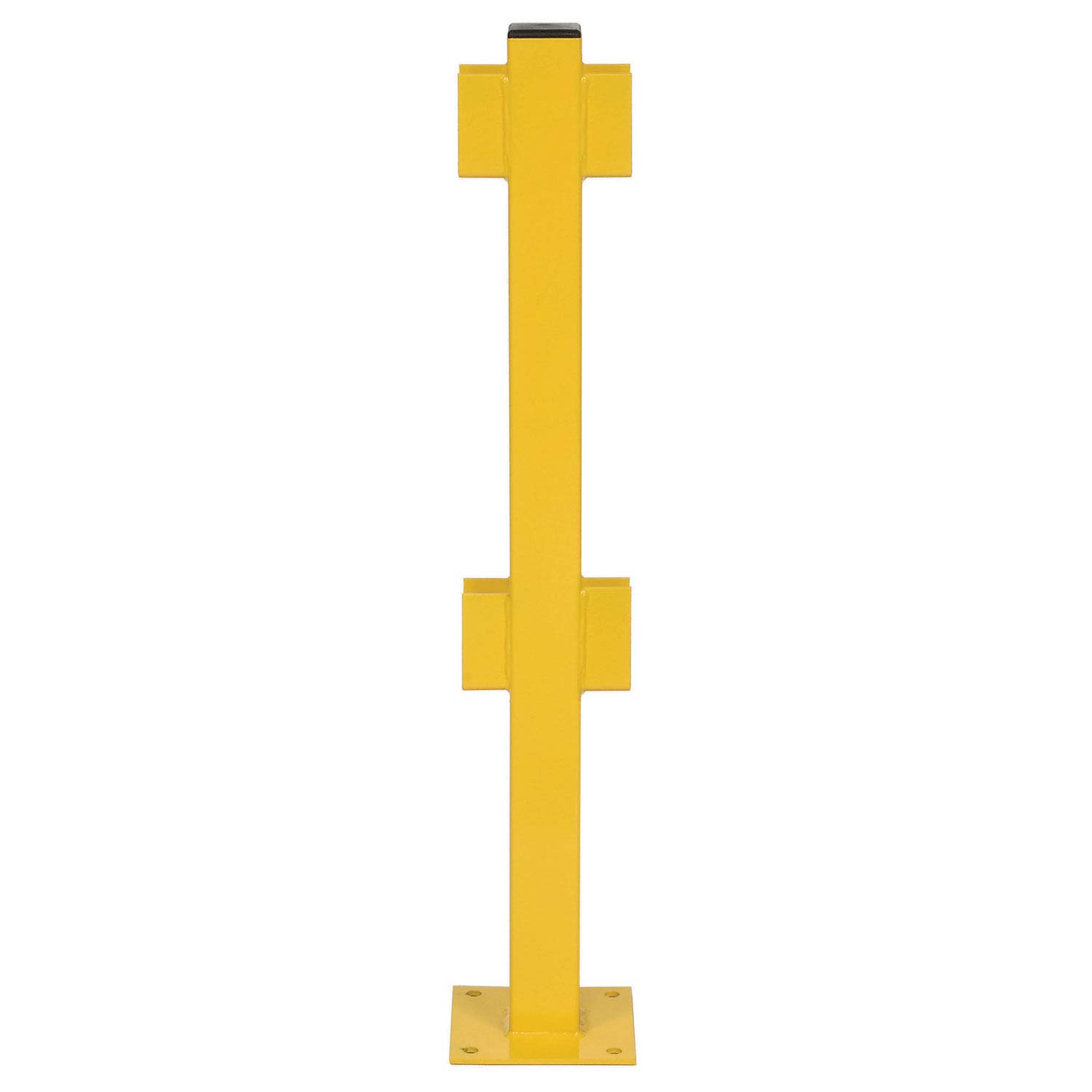 11 Gauge Yellow Double Inline Post - Heavy Duty Steel Fence Post for Farm, Ranch, and Garden Security
