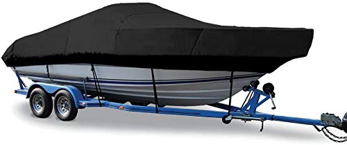 Taylor Made Products Trailerite Semi-Custom Boat Cover for Walk-Around Cuddy Cabin Boats with Inboard/Outboard Motor - Waterproof & UV Resistant Protection for Boats 18-22 ft - Ideal for Outdoor Storage & Trailering