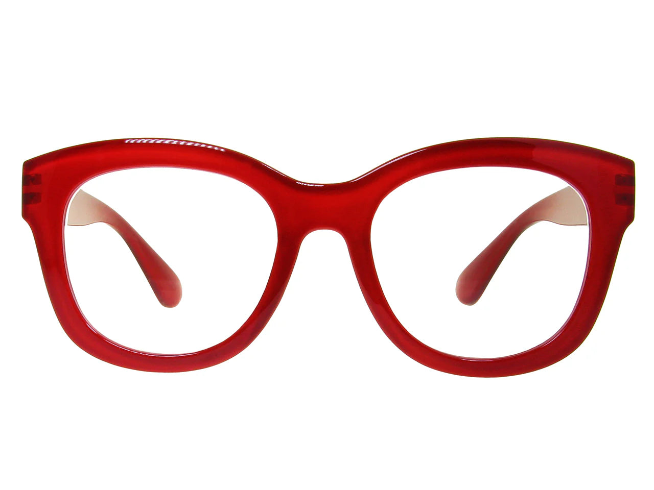 Premium Encore Reading Glasses - Red Color for Enhanced Vision - Perfect for Reading, Crafts & Close-Up Work
