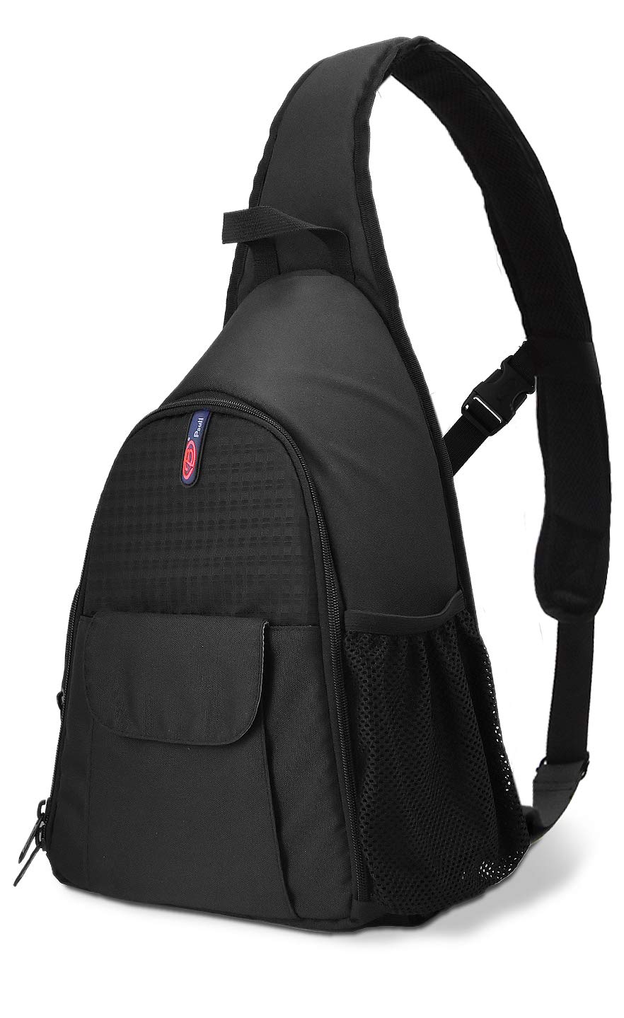 Waterproof DSLR Camera Sling Backpack with Rain Cover - Durable Travel Camera Bag for Canon Nikon Sony Pentax DSLR Cameras, Lenses, Tripod & Accessories - Fits Laptop - Perfect for Outdoor Photography, Hiking & Travel (Black)