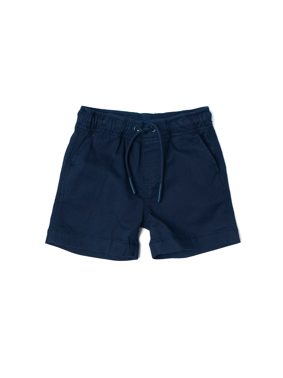 Men's Classic Basic Chino Shorts in Navy Blue - Comfortable Casual Wear for Summer, Travel & Outdoor Activities