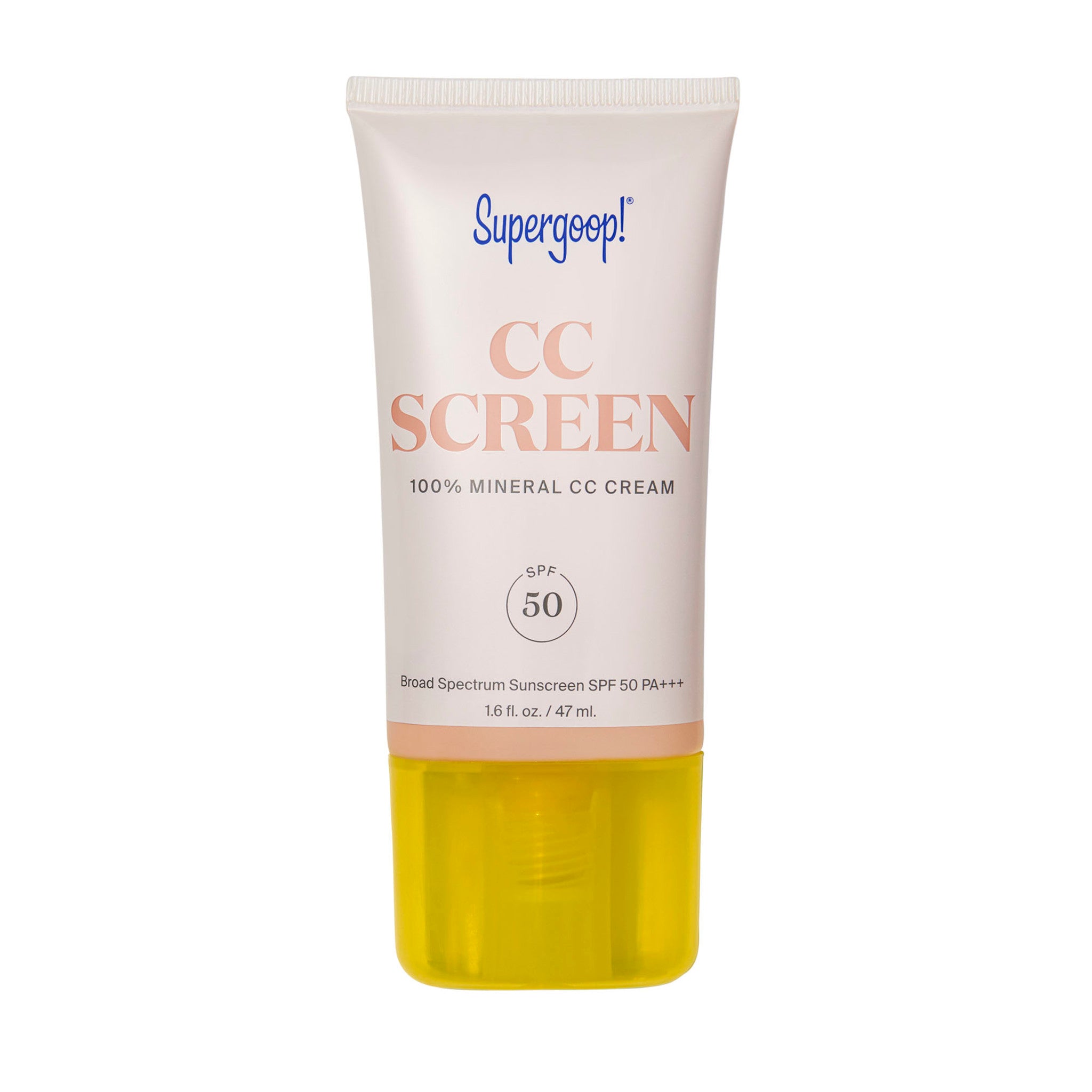 100% Mineral CC Cream with SPF 50 - Natural Sunscreen & Lightweight Foundation for Daily Coverage - Perfect for Sensitive Skin & Everyday Wear