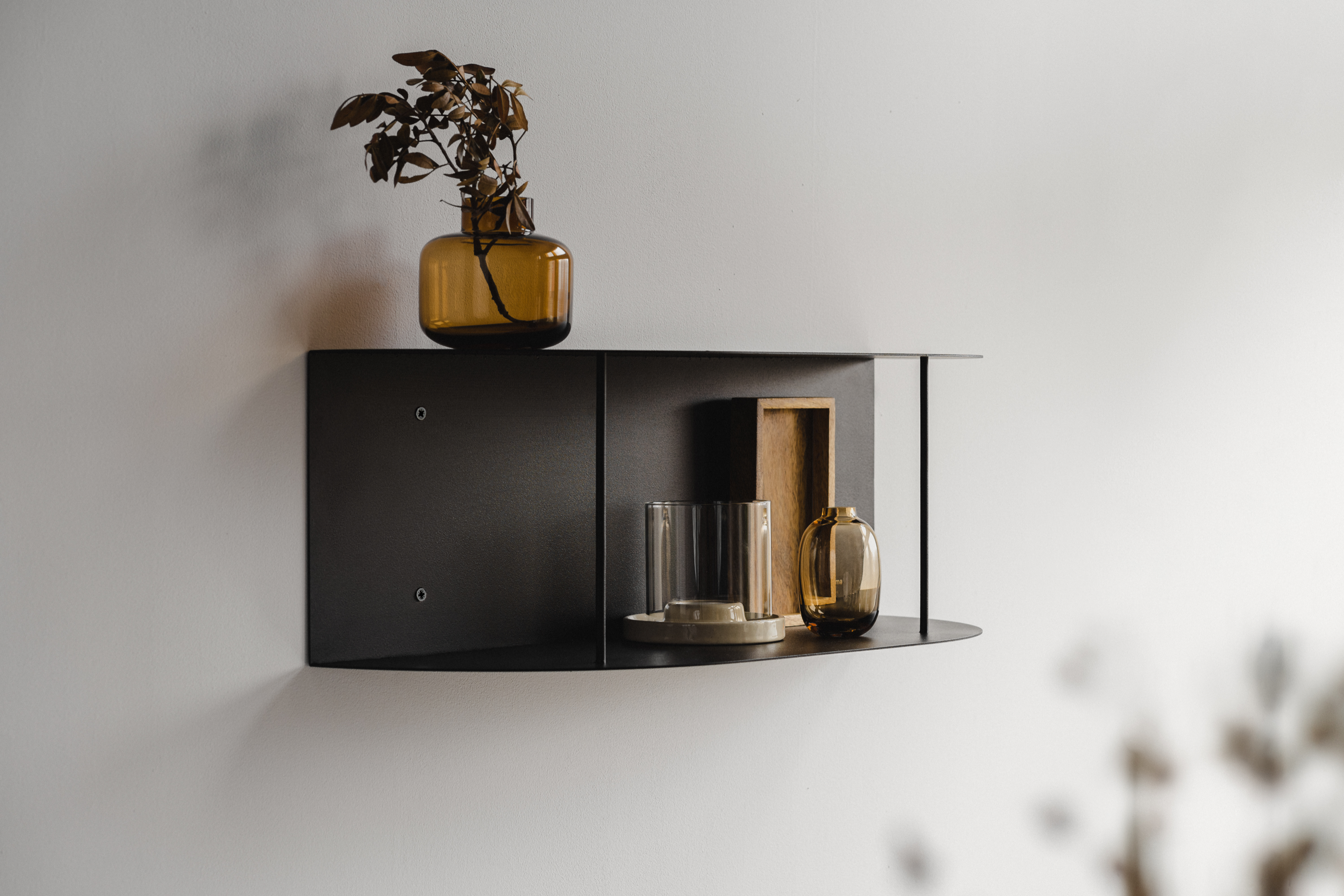 Lina Shelf - Modern Long Floating Shelves for Wall, Wooden Bookshelf & Display Shelf - Perfect for Living Room, Bedroom, Office & Home Decor