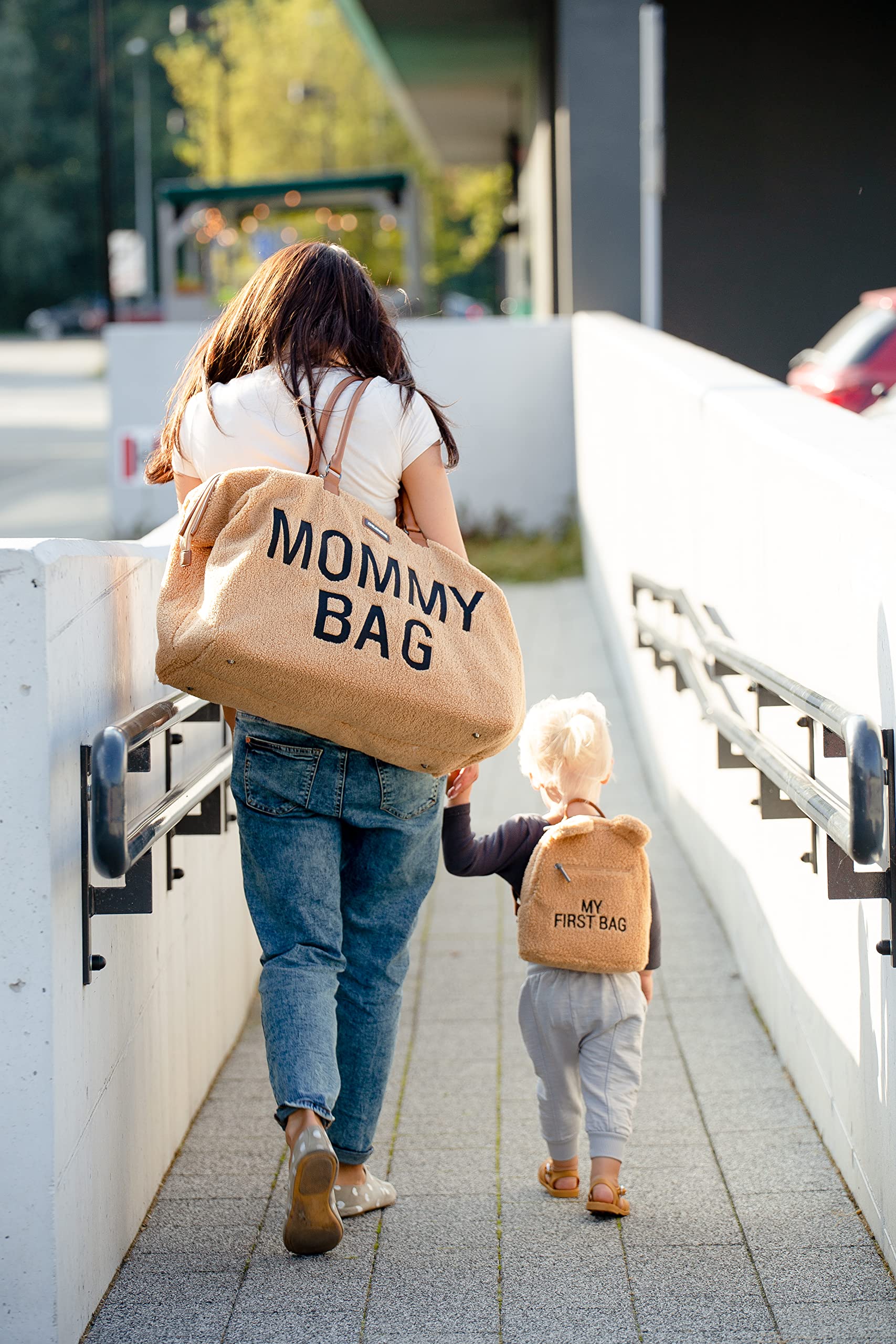 Premium Large Baby Diaper Bag - Spacious Mommy Hospital & Travel Tote - Must-Have Pregnancy Essentials for New Moms (Teddy Brown) | Perfect for Hospital Visits, Daycare Trips & Family Outings