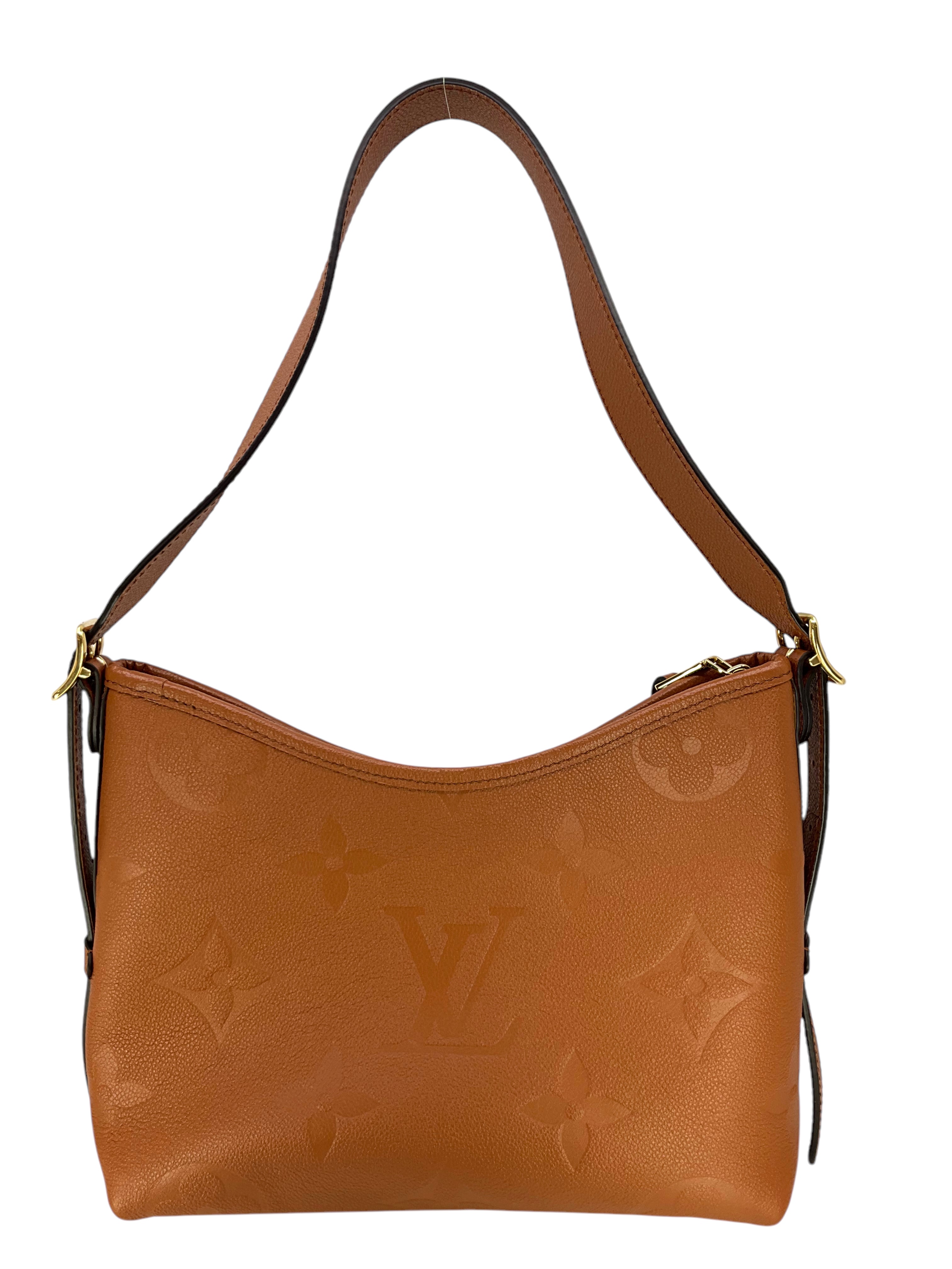 Authentic Louis Vuitton Giant Monogram Empreinte Leather Carryall PM Handbag - Luxury Tote for Women, Perfect for Work, Travel & Everyday Use