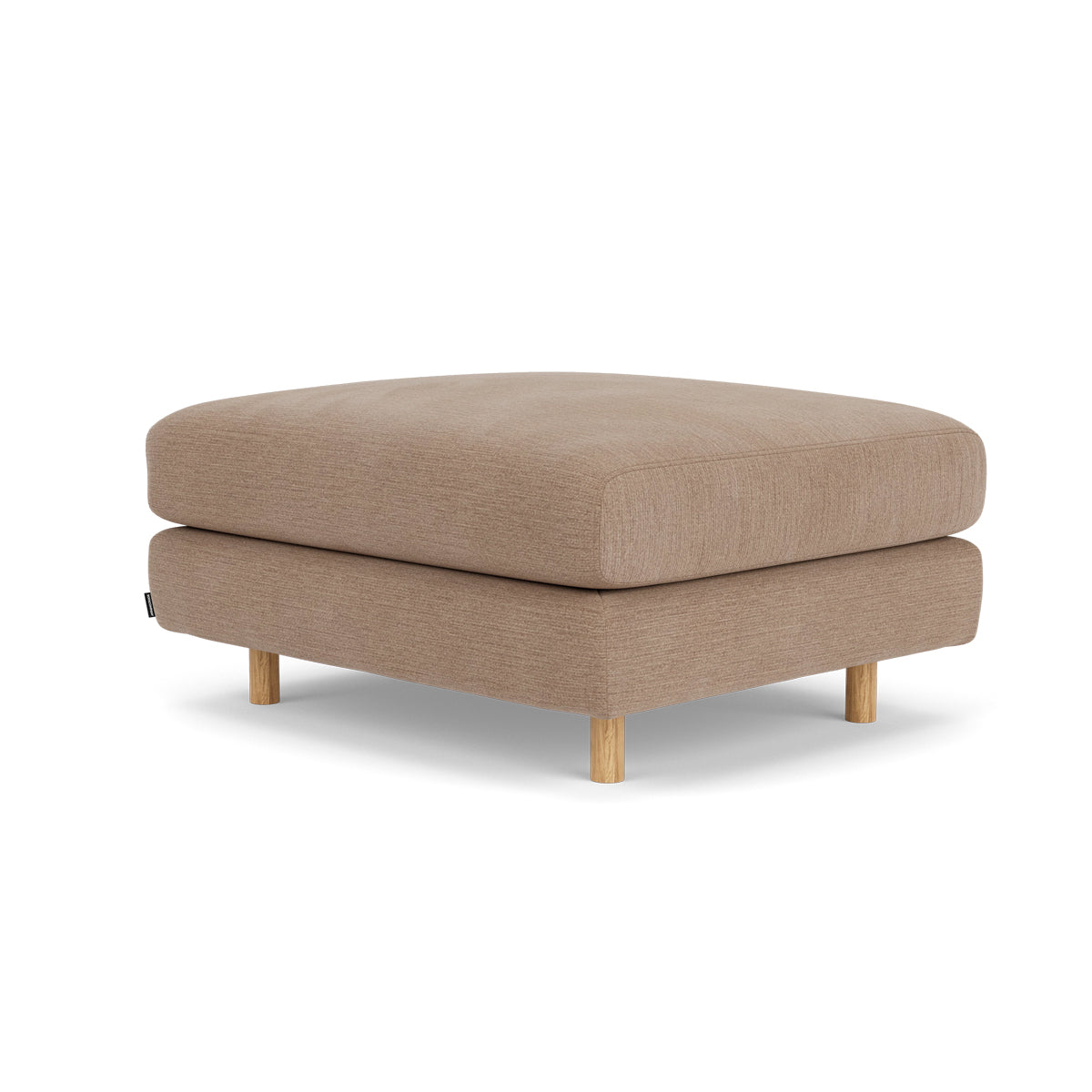 Dylan Fabric Ottoman - Soft and Stylish Footrest, Storage Bench, Living Room Accent Piece - Perfect for Small Spaces, Bedroom, or Lounge Area