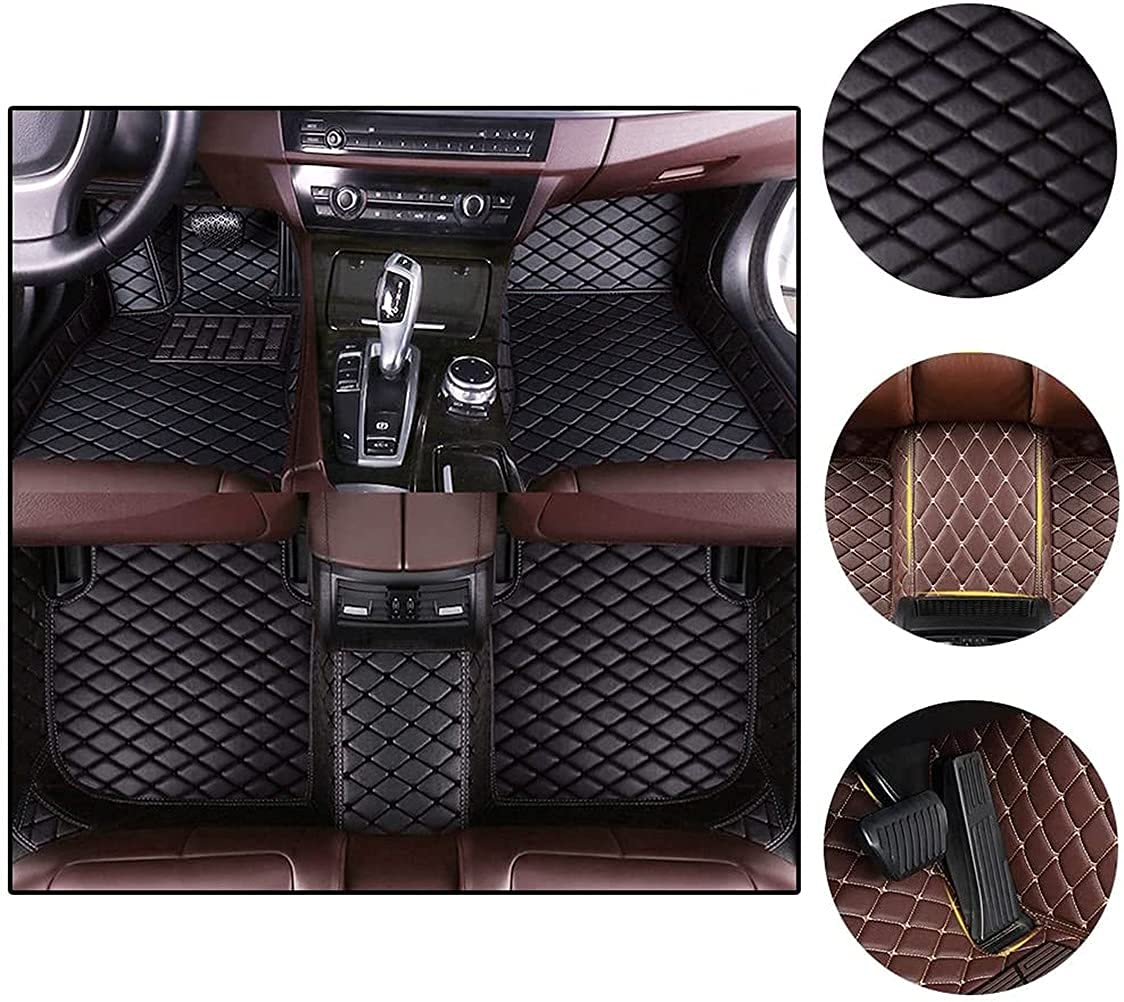 Custom Fit All-Weather Floor Mats for 2020 Mercedes-Benz GLE (5-Seater) - Waterproof Black Car Floor Liners | Perfect for Winter, Rainy Days & Off-Road Adventures