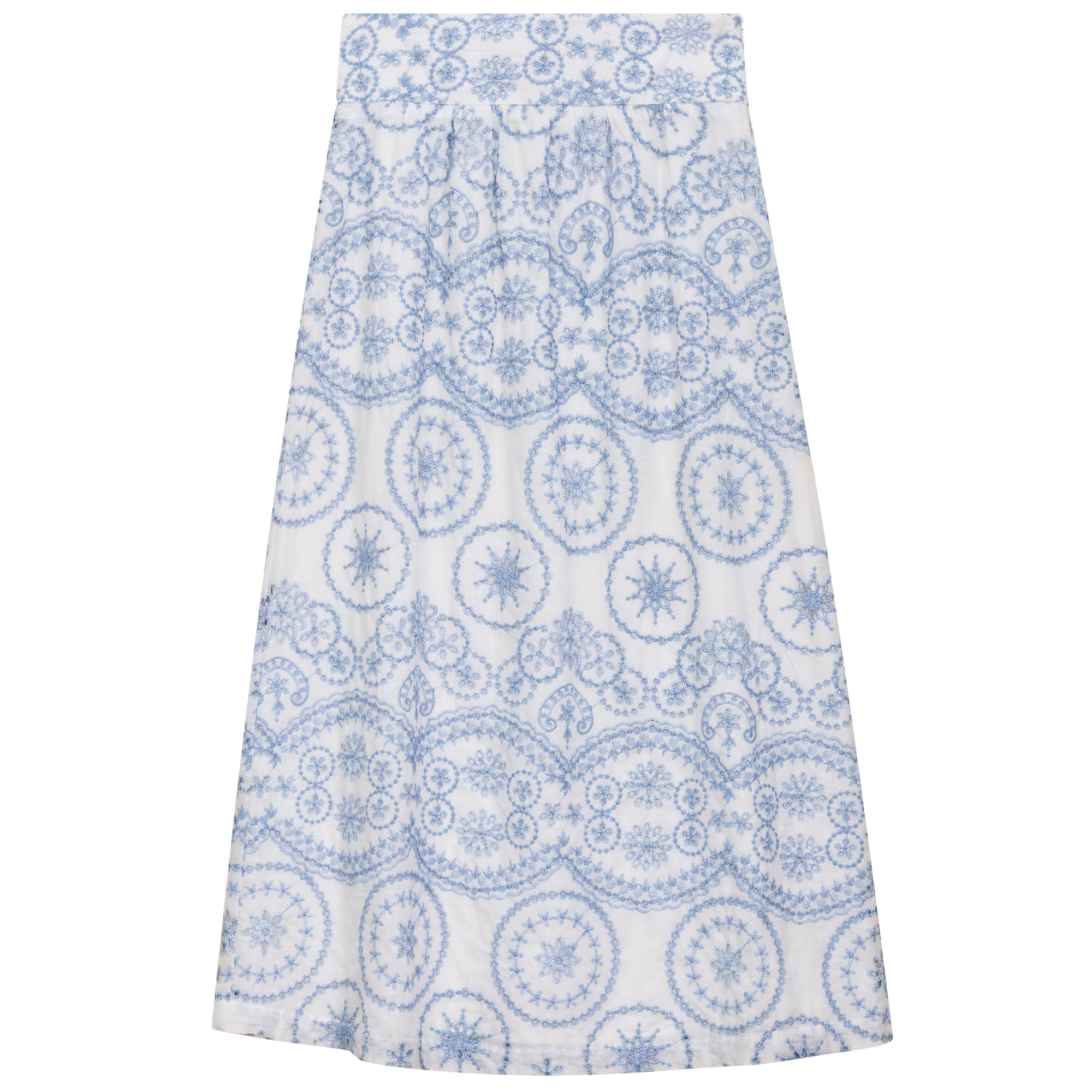 Stylish Woven Midi Skirt for Women - Flowy A-Line Summer Skirt with Pockets | Perfect for Beach, Office & Casual Outfits