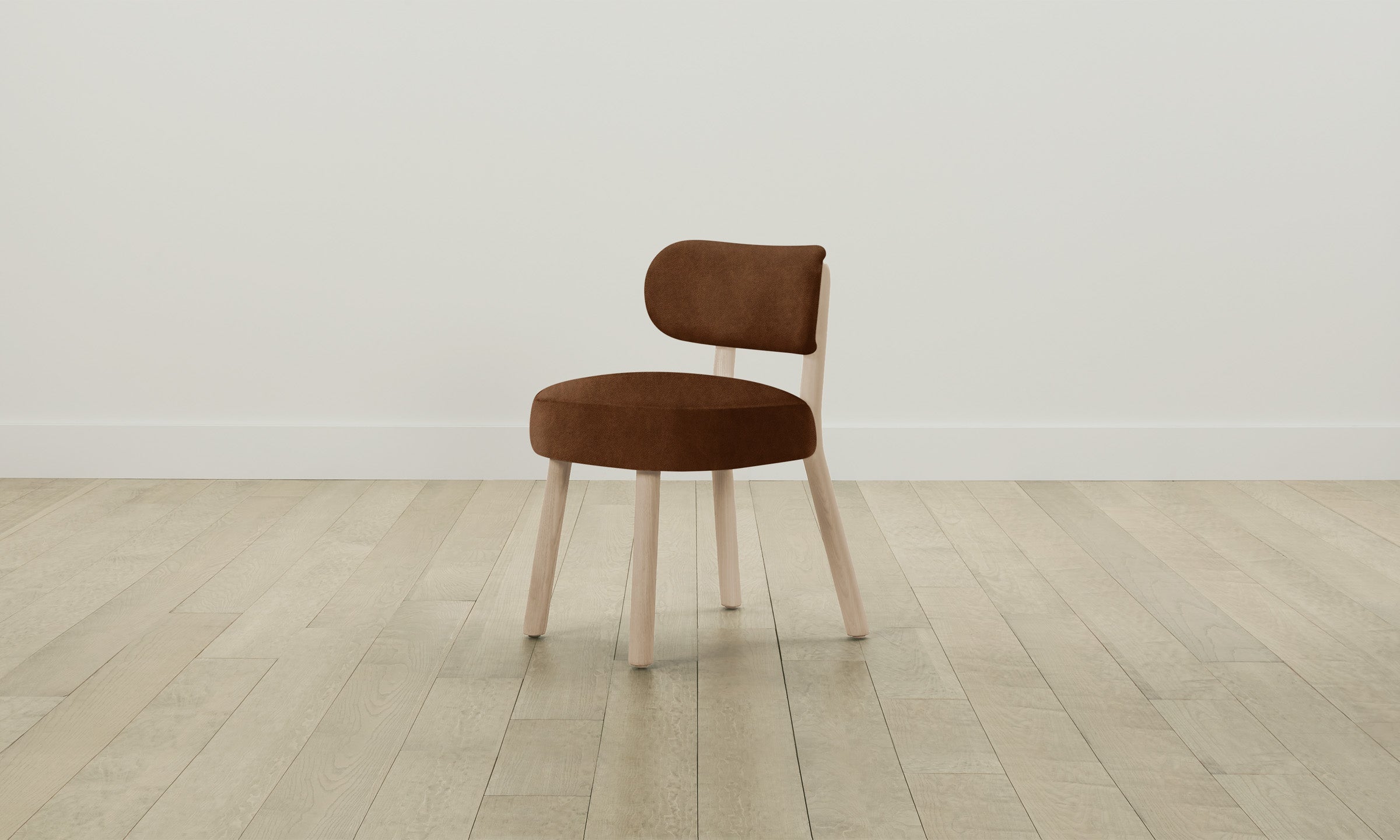 Premium Tuscan Leather Cognac Jane Dining Chair - Elegant & Comfortable for Home, Restaurant, and Office Use