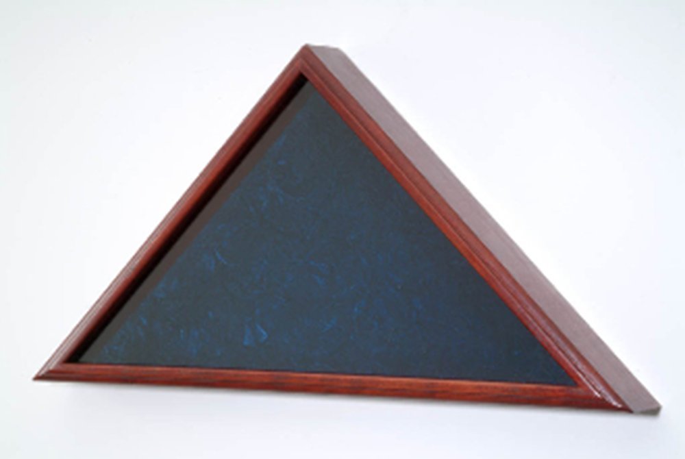 Personalized Large Flag Display Box for Coffin-Sized Flags - Perfect for Military Funerals, Memorials & Patriotic Events