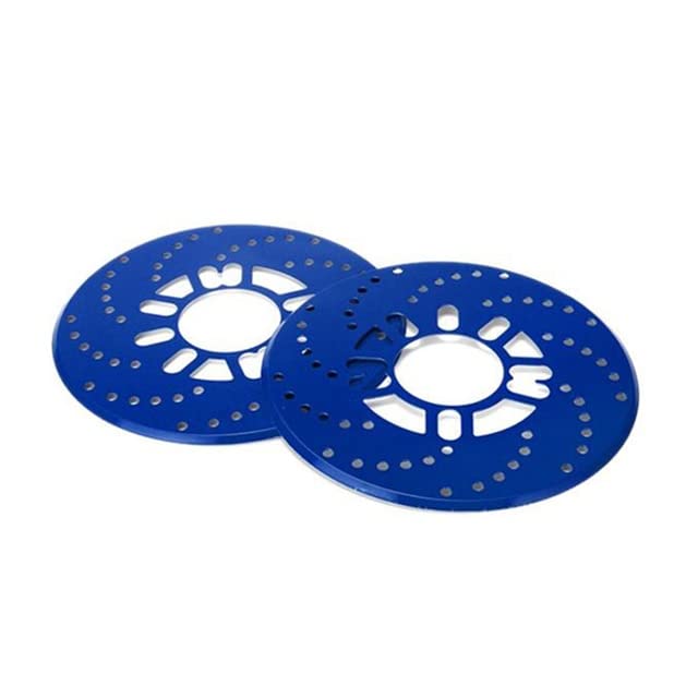 2Pcs Aluminum Brake Rotor Covers - Dust-Proof Disc Brake Drum Covers for Auto Rear Wheels | Durable Car Accessories for Off-Roading & Custom Vehicle Styling