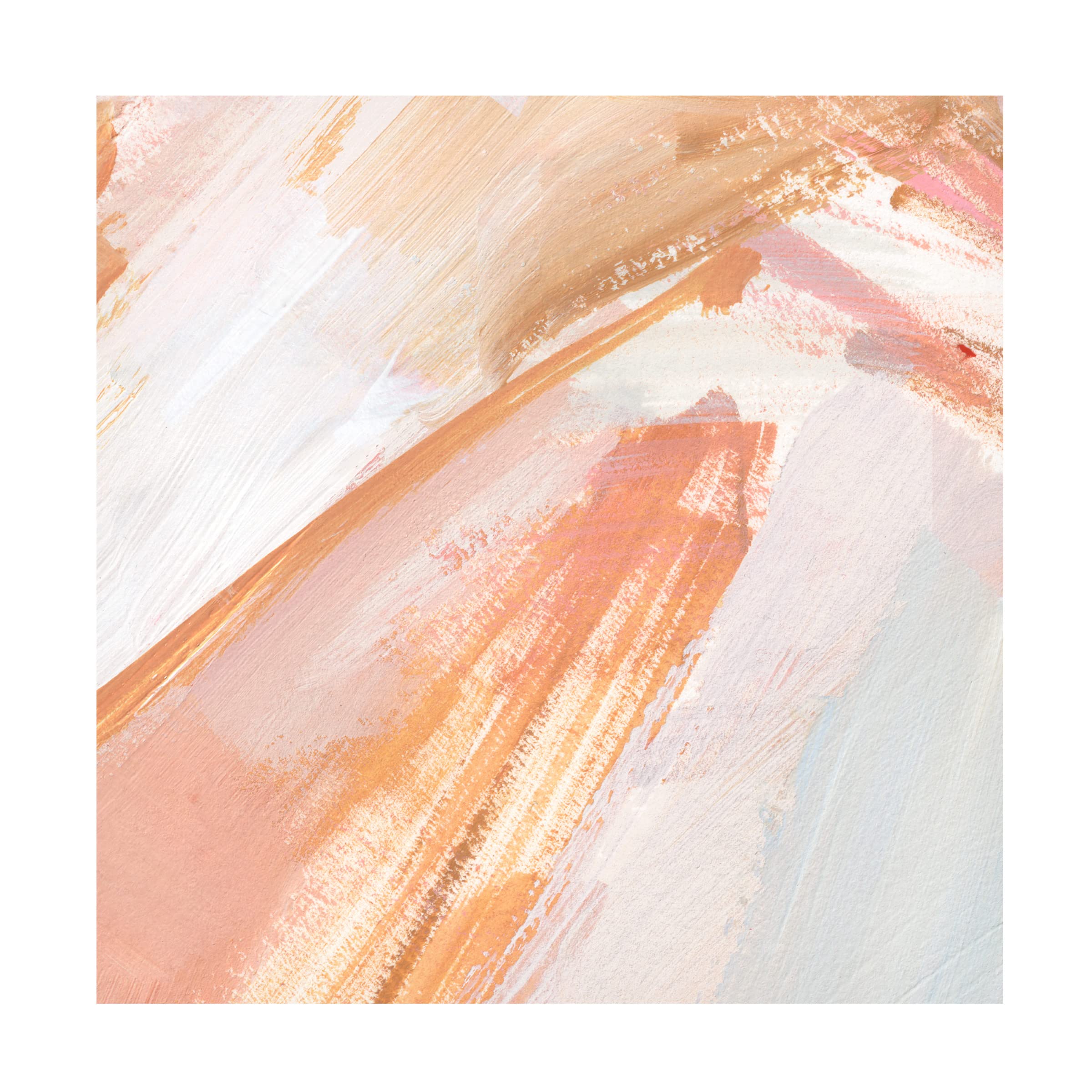 Annie Warren Pink Vanilla III Canvas Wall Art Print - Modern Abstract Floral Painting for Living Room, Bedroom & Office Decor | Trademark Fine Art Collection
