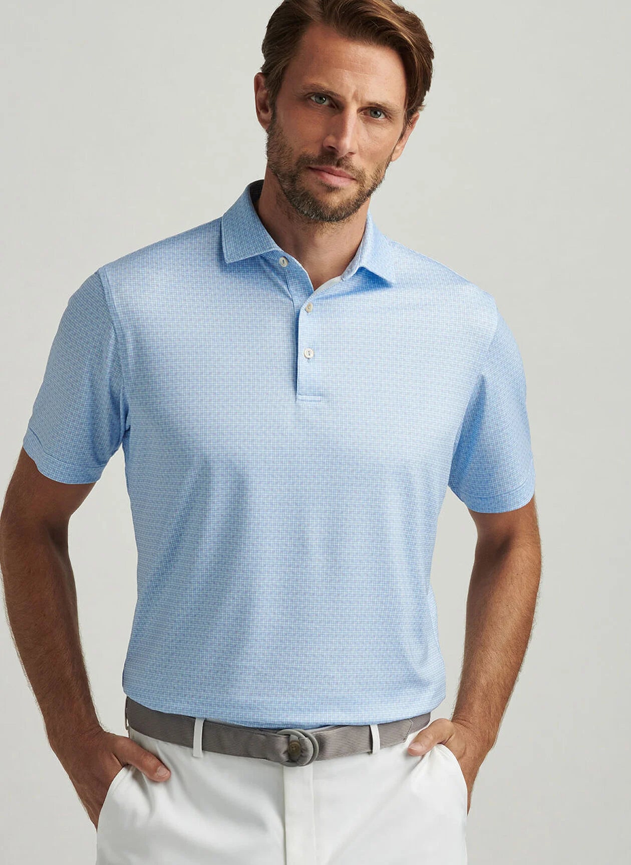 PETER MILLAR Performance Ready Tennis Short Sleeve Polo Shirt for Men - Comfortable & Stylish Golf, Tennis & Casual Wear