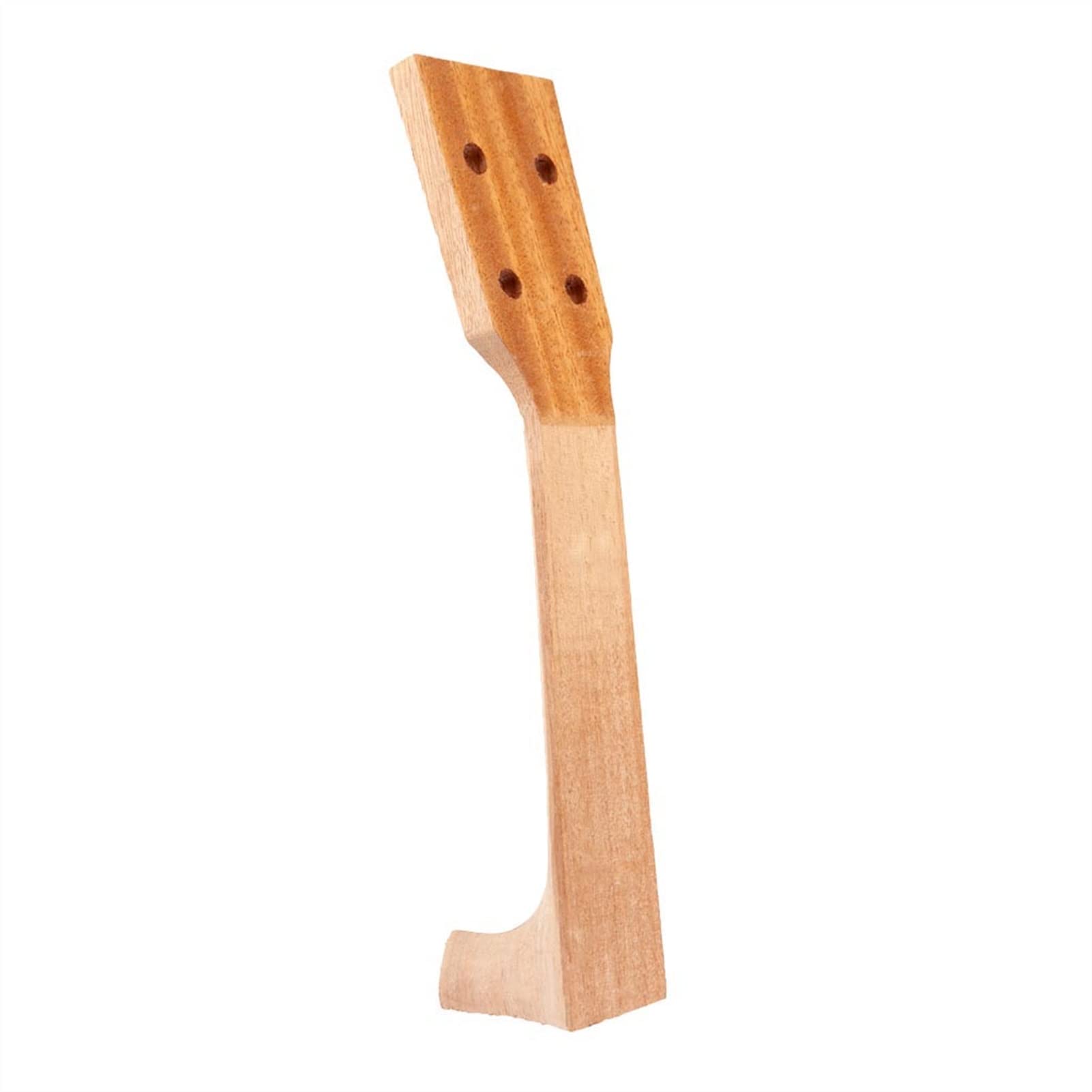 Unfinished DIY Ukulele Neck for 21 Inch Ukulele & Electric Guitar Replacement Parts - Perfect for Luthiers, Musicians & DIY Instrument Repair Projects