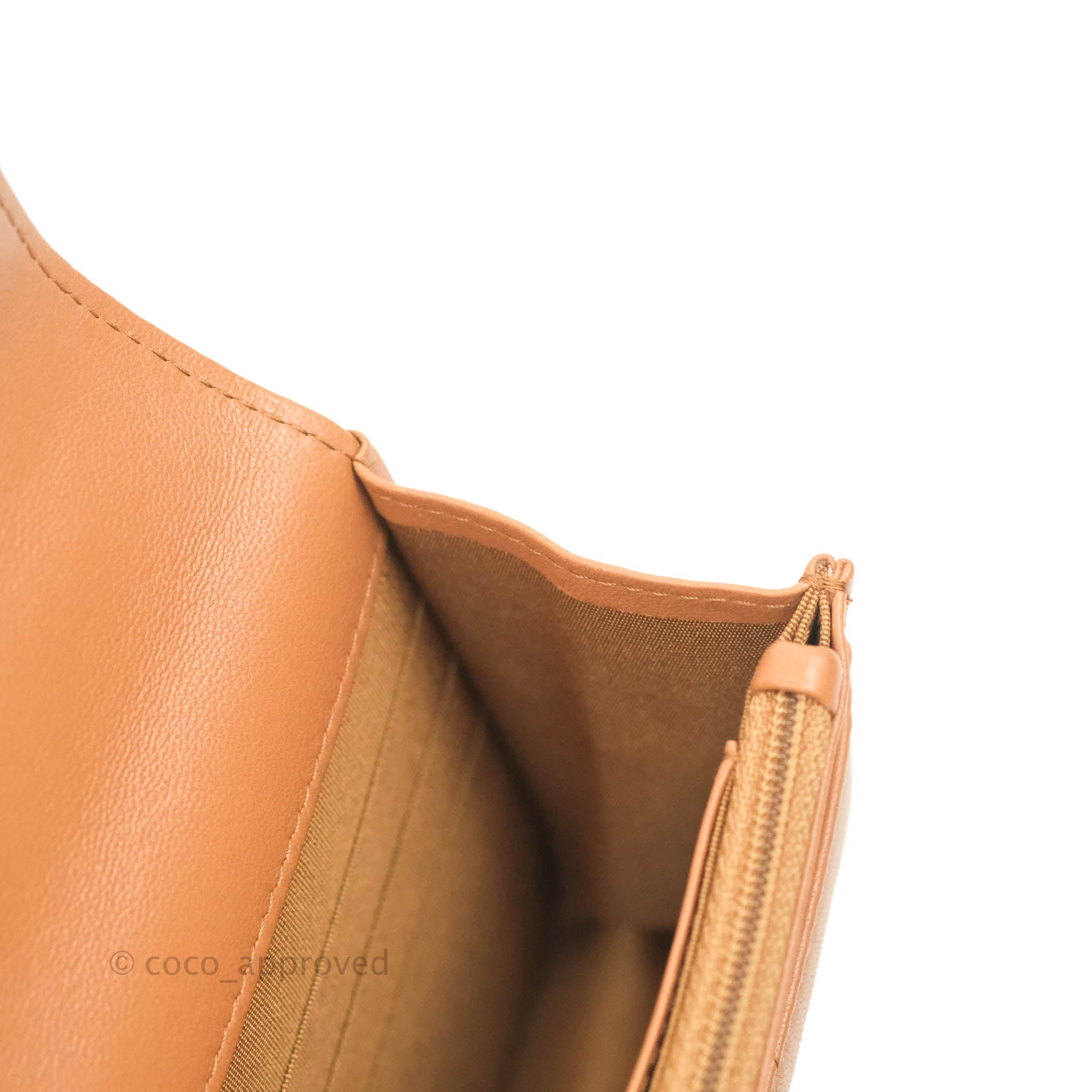 Chanel 19 Wallet on Chain WOC Dark Beige Caramel Lambskin Mixed Hardware 21K - Luxury Crossbody Bag for Women, Perfect for Evening Out & Special Occasions