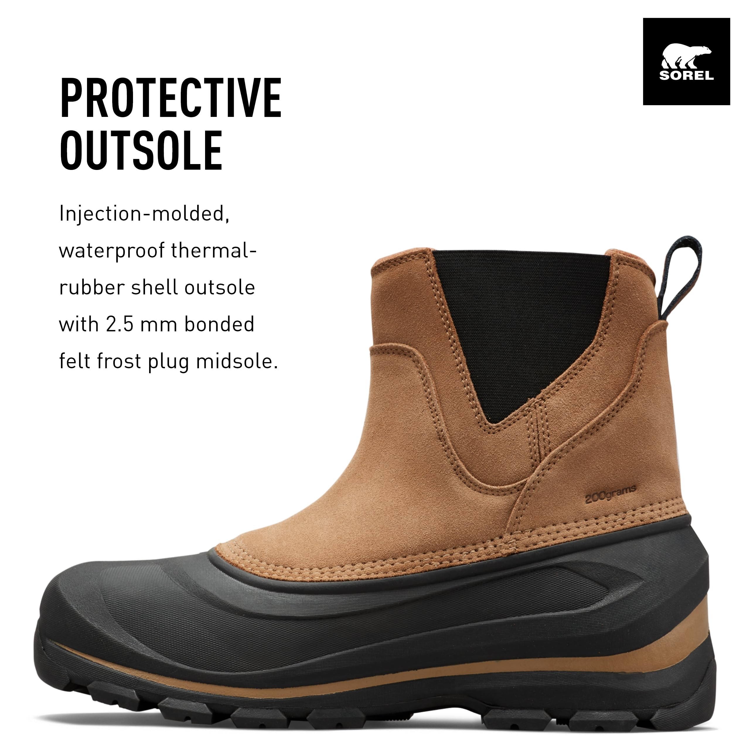 Sorel Men's Buxton Waterproof Winter Boots for Snow & Hiking