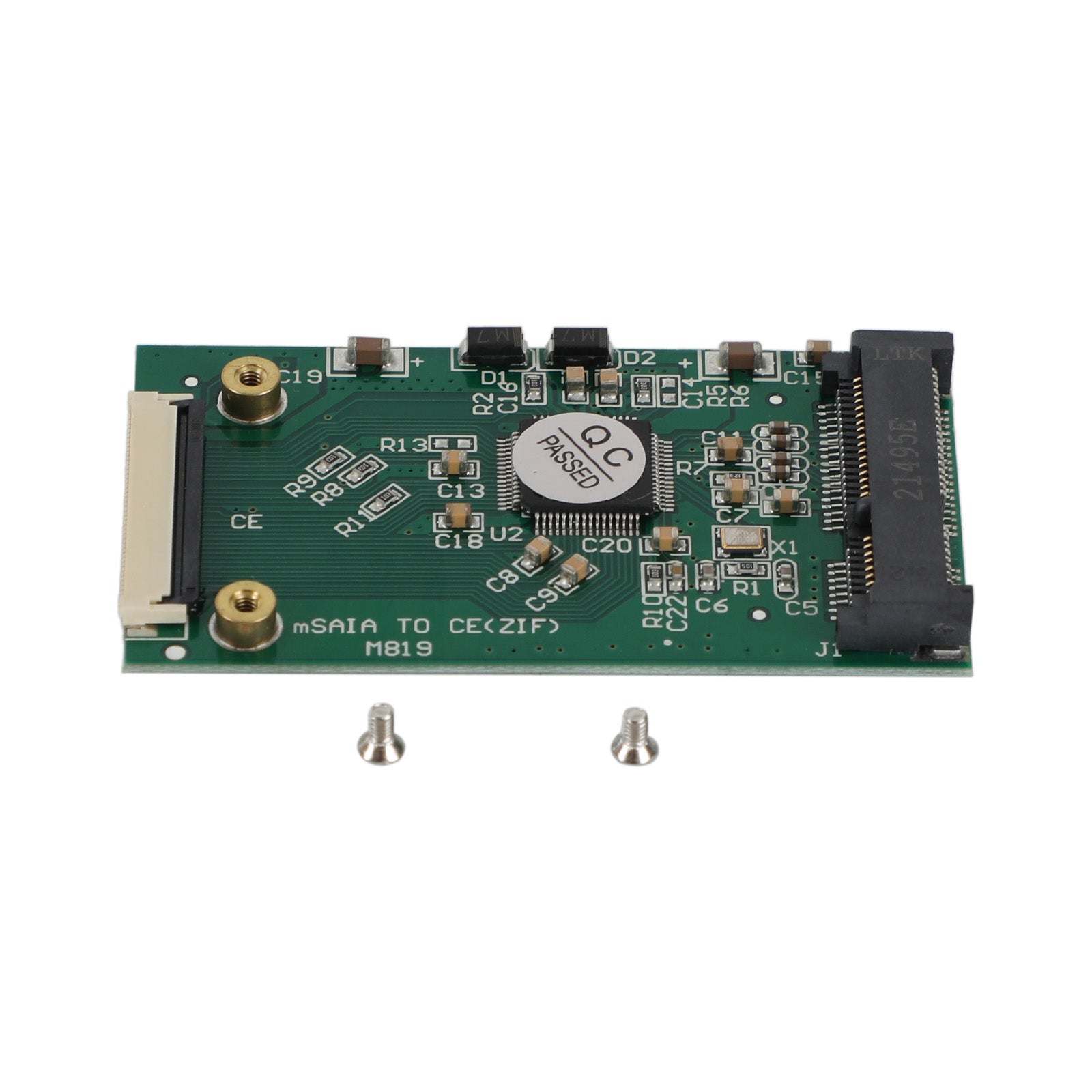 1.8 Inch Mini mSATA PCIe SSD to 40pin ZIF Adapter Card - Convert mSATA SSD to ZIF HDD for Laptops, Ultrabooks & Embedded Systems