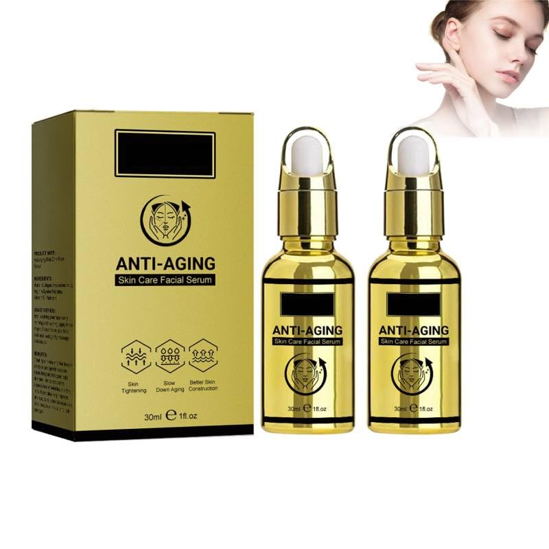 Best Anti-Aging Serum with Hyaluronic Acid - Deep Hydration & Wrinkle Reduction for All Skin Types | Brightens Skin Tone & Rejuvenates Face | Perfect for Daily Skincare Routine & Nighttime Use